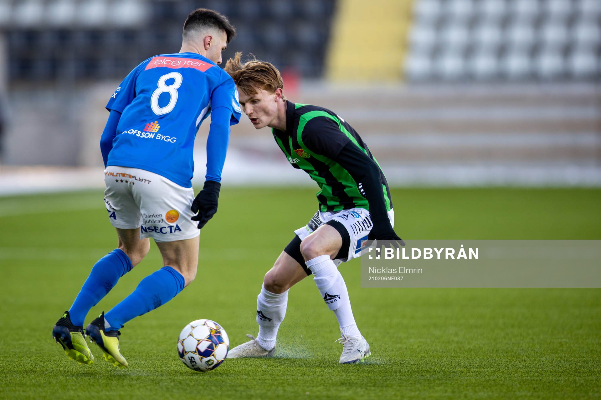 GAIS Julius Johansson mot Norrbys Mattias Özgün