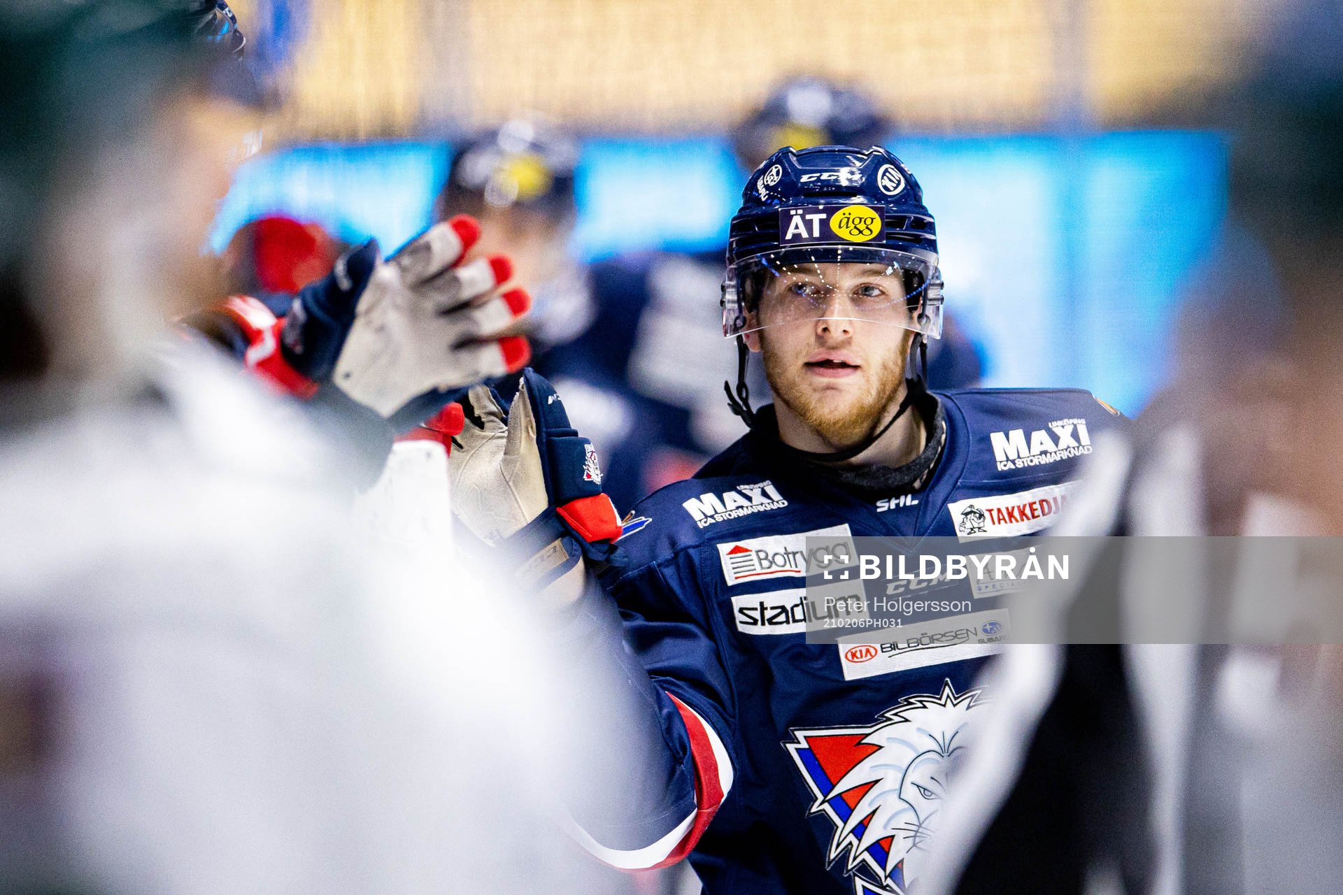 Linköpings Niko Ojamäki jublar