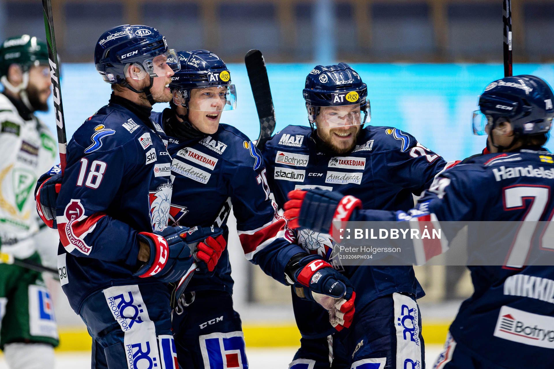 Linköpings Alexander Johansson jublar