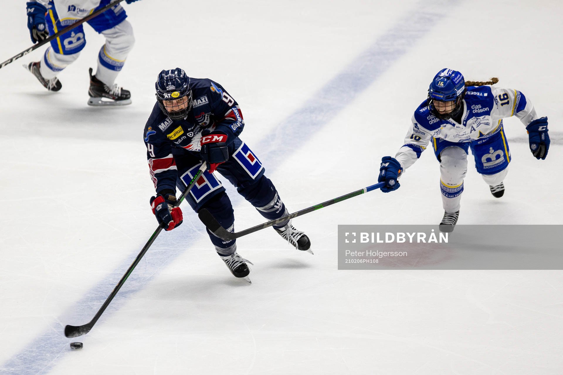 Linköpings Jennifer Wakefield och Leksands Kajsa Armborg