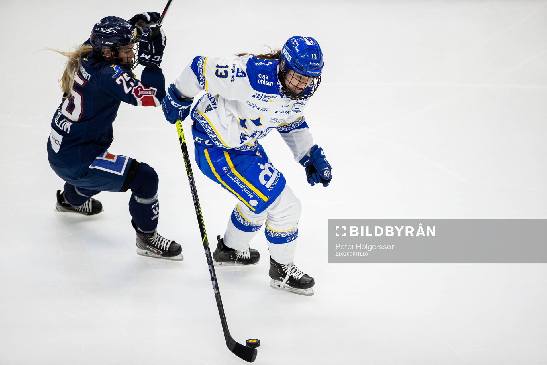 Linköpings Moa Wernblom och Leksands Hanna Sköld