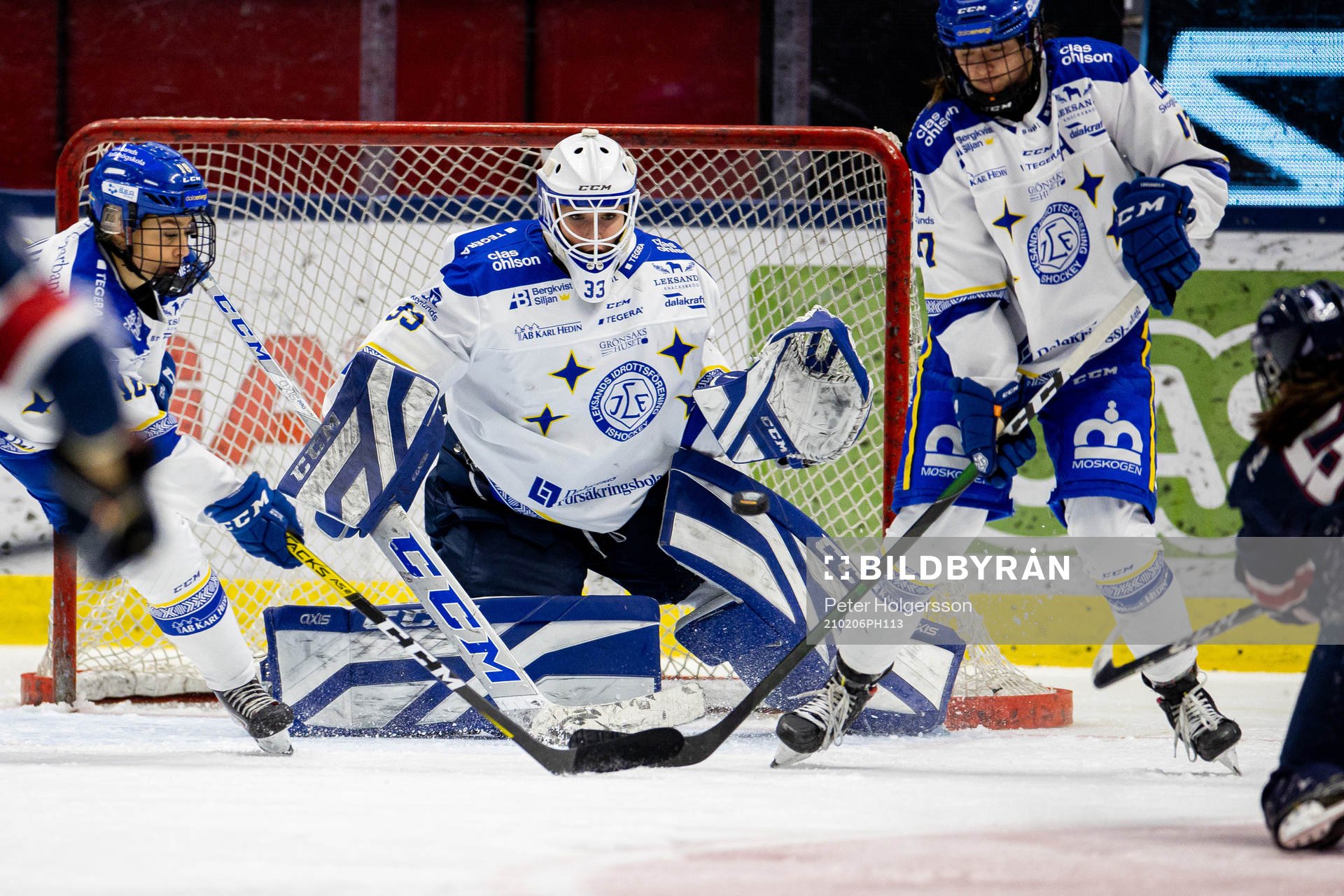 Leksands målvakt Amanda Johansson