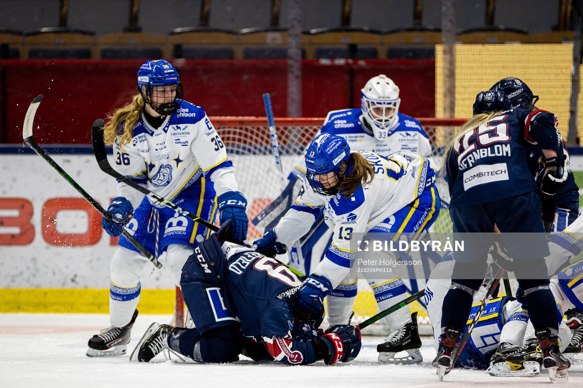Leksands Hanna Sköld och Linköpings Jennifer Wakefield