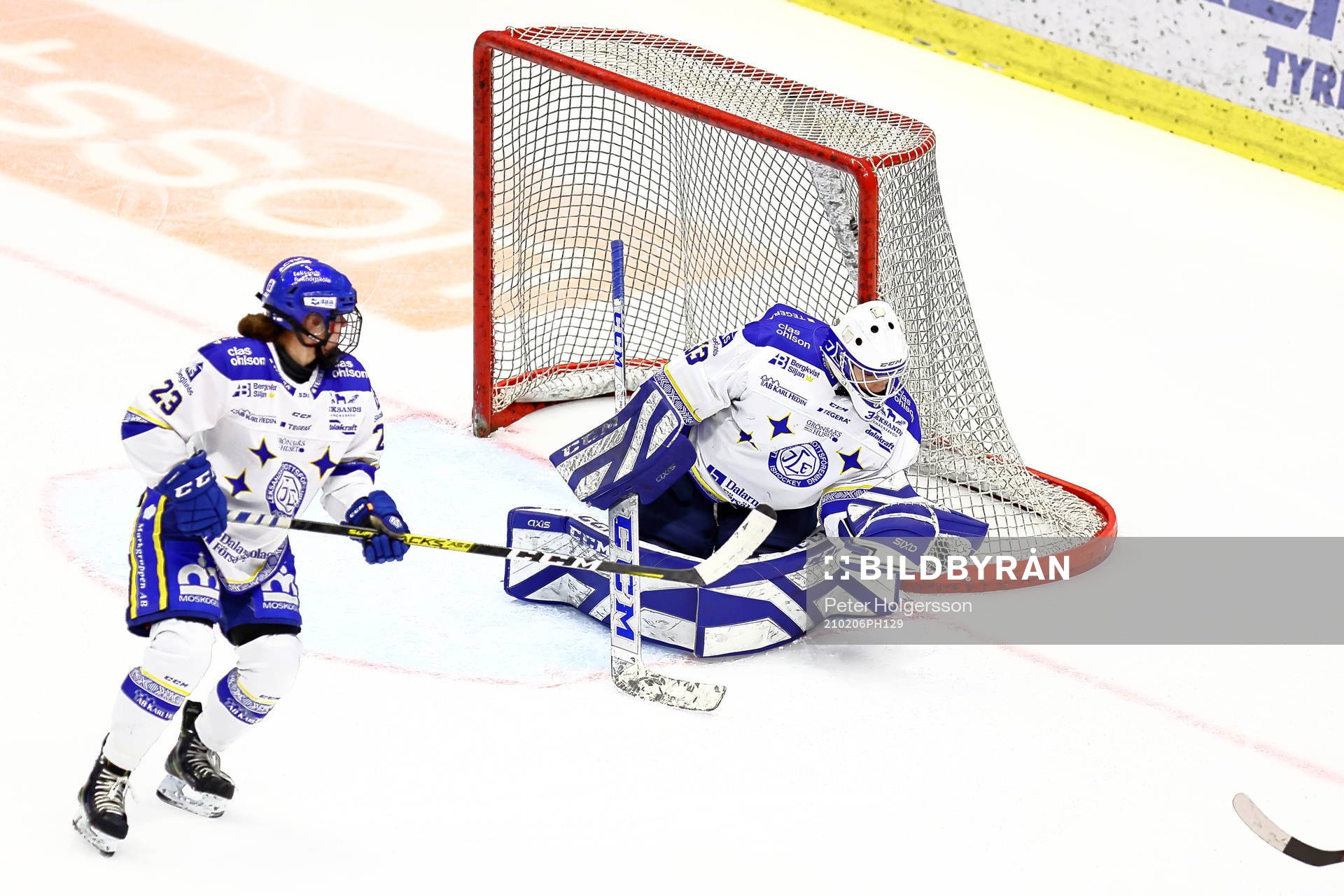 Leksands målvakt Amanda Johansson