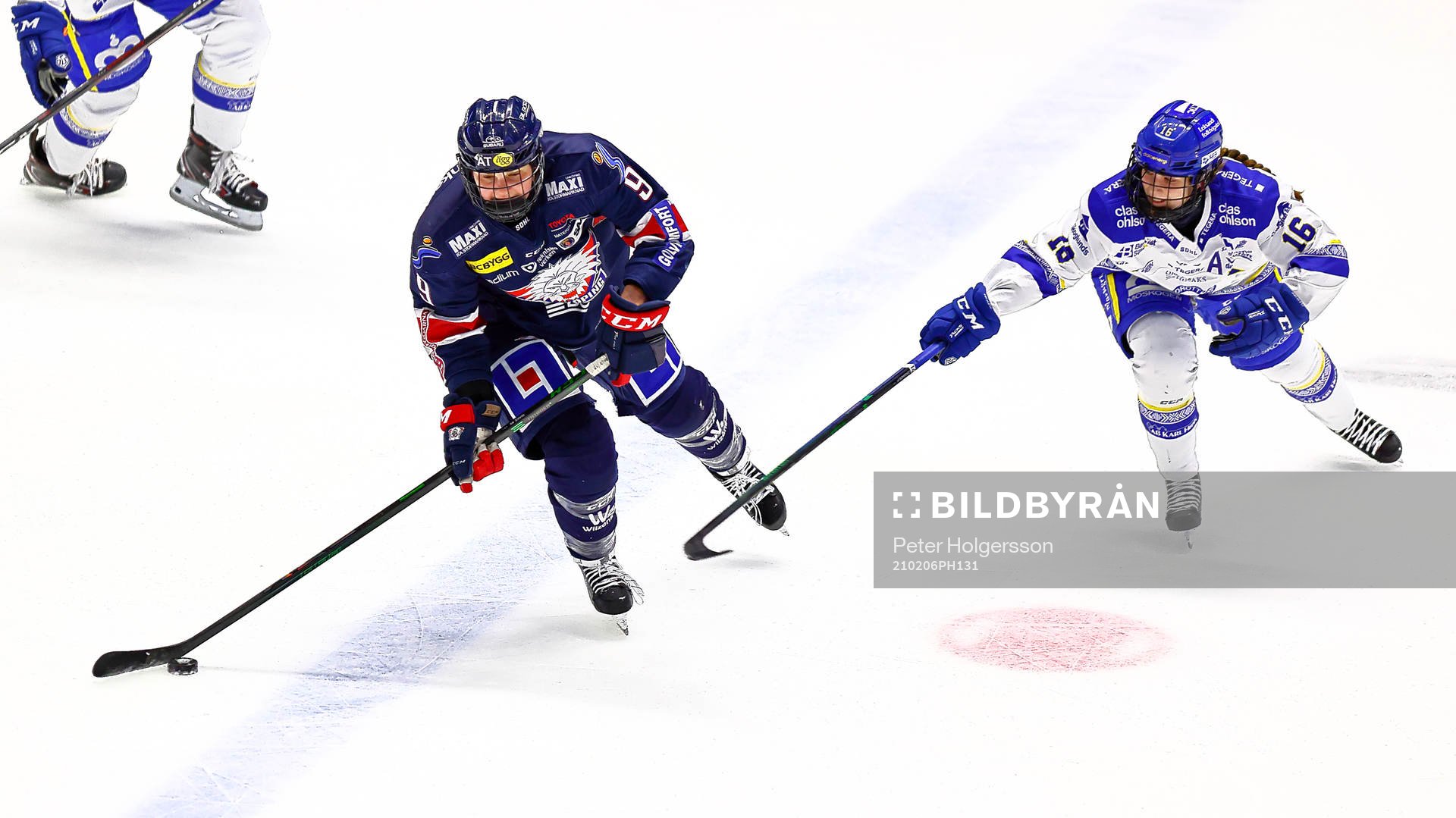 Linköpings Jennifer Wakefield och Leksands Kajsa Armborg
