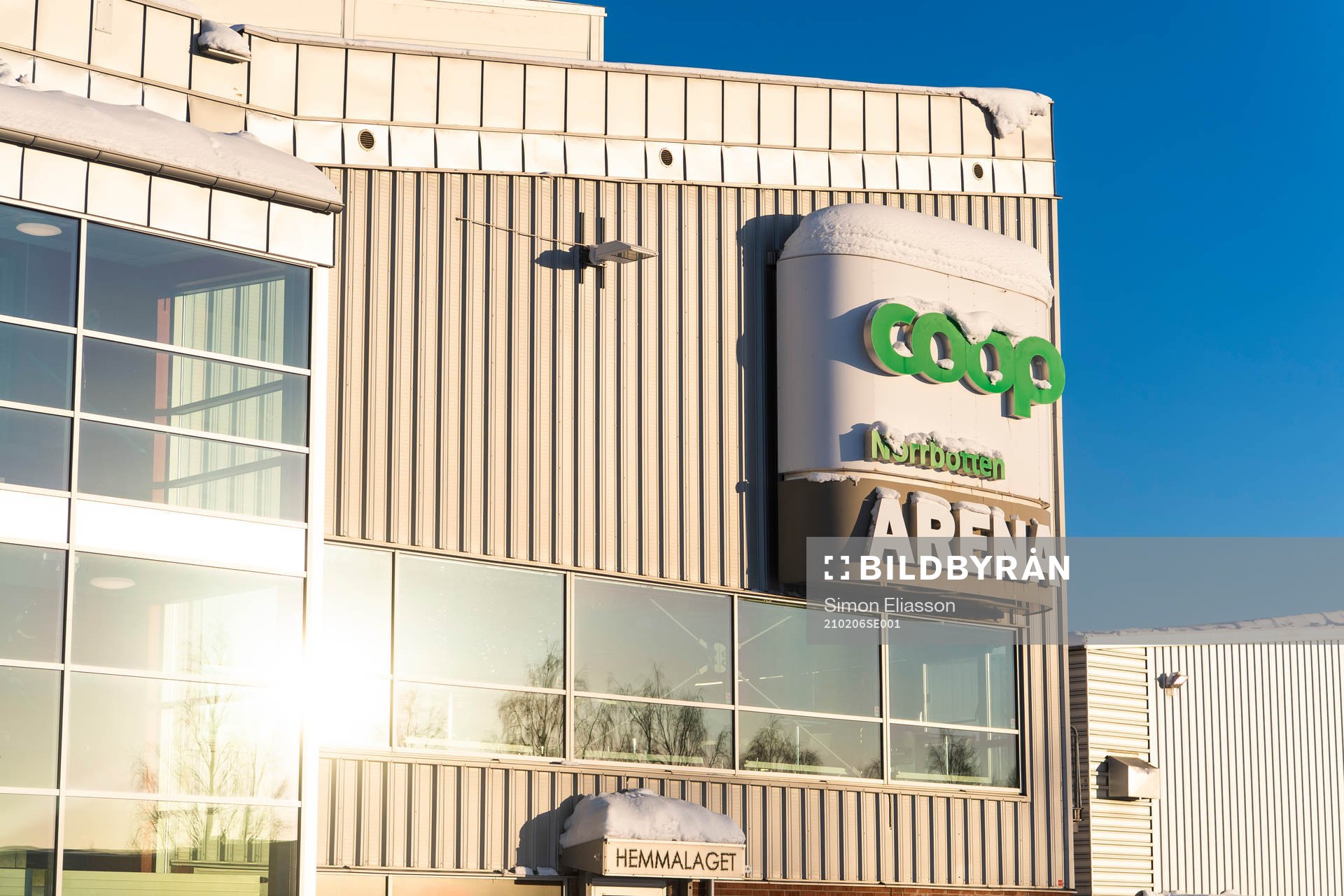 Coop Norrbotten Arena exteriör