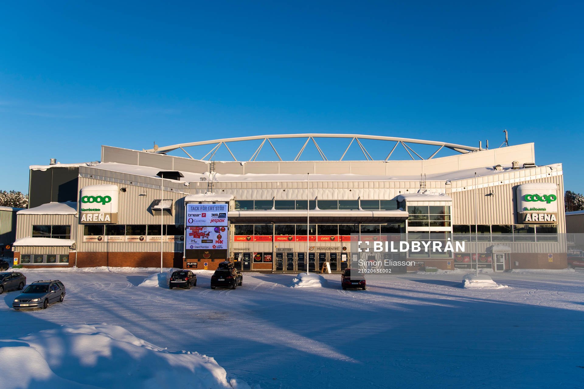 Coop Norrbotten Arena exteriör