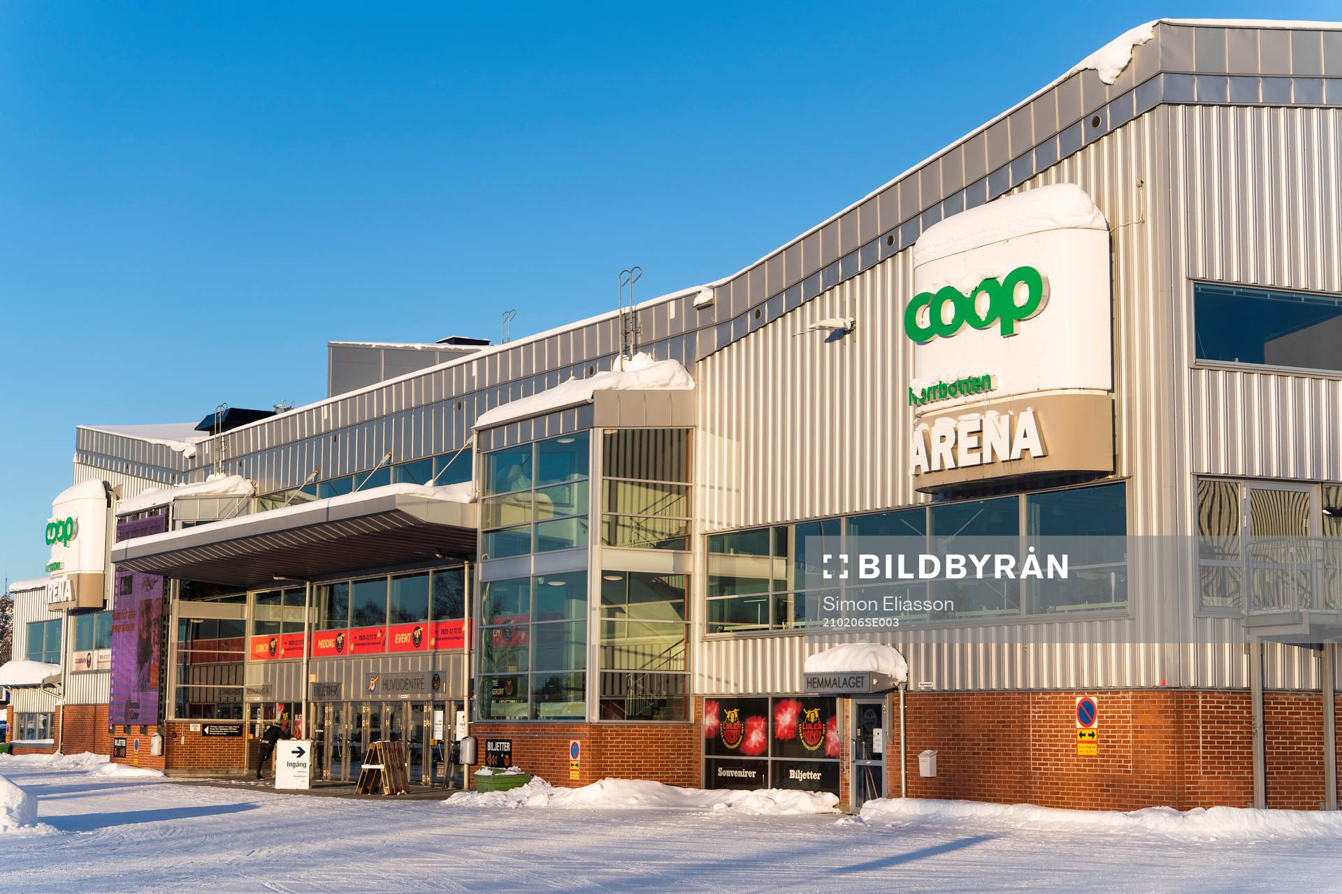 Coop Norrbotten Arena exteriör