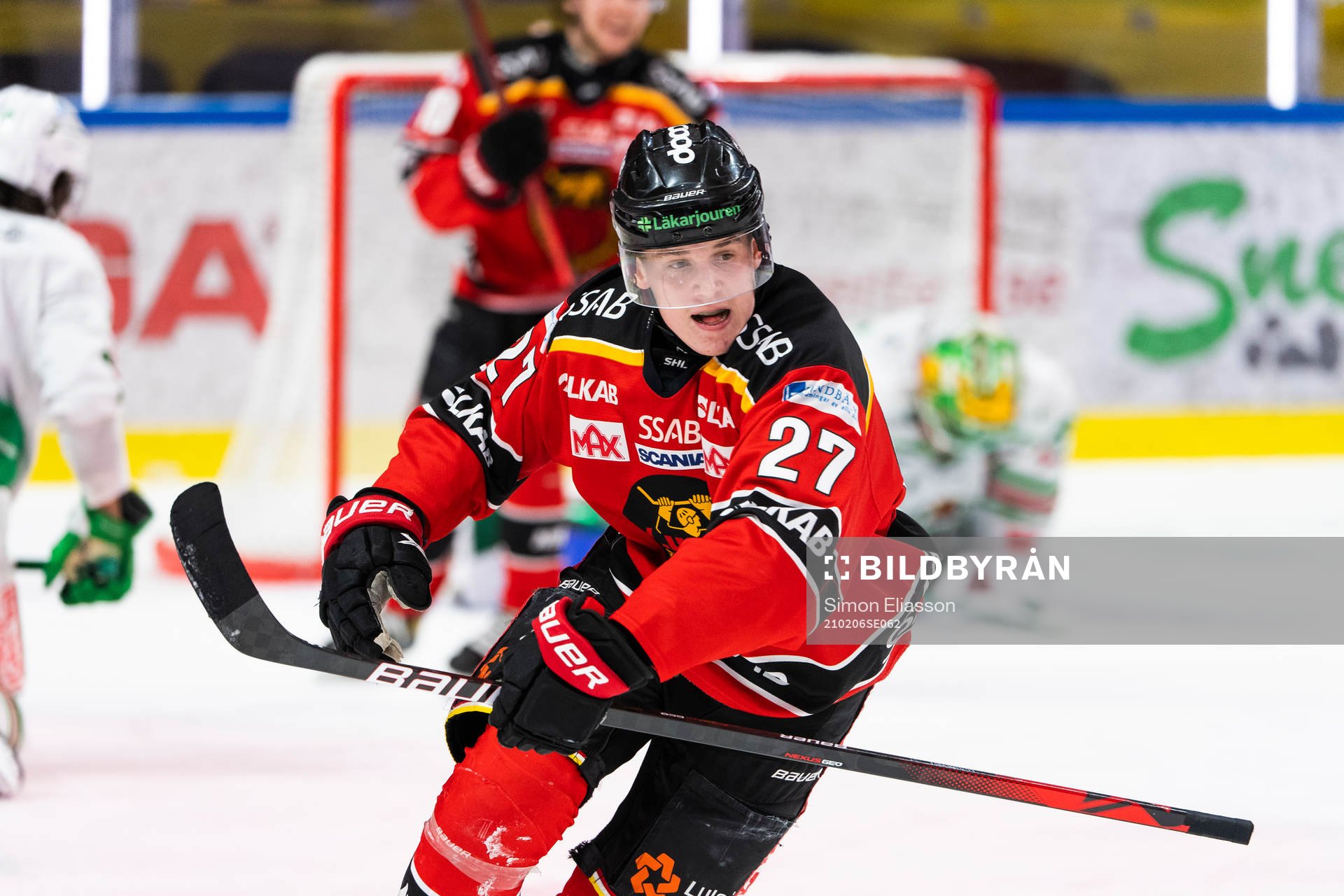 Luleås Nils Lundkvist jublar