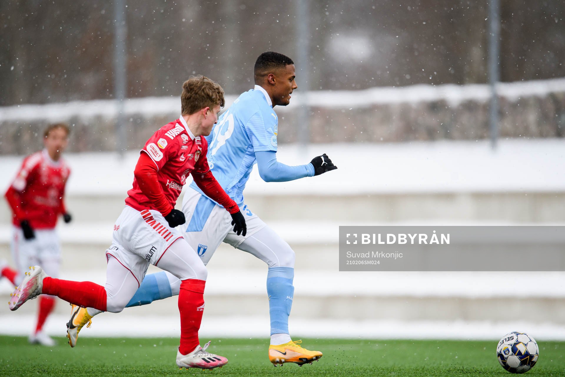 Malmö FFs Amin Sarr och Kalmars Lukas Rhöse