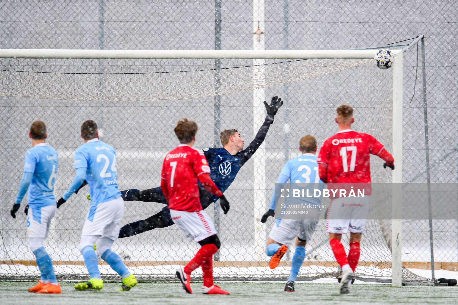 Malmö FFs målvakt Mathias Nilsson