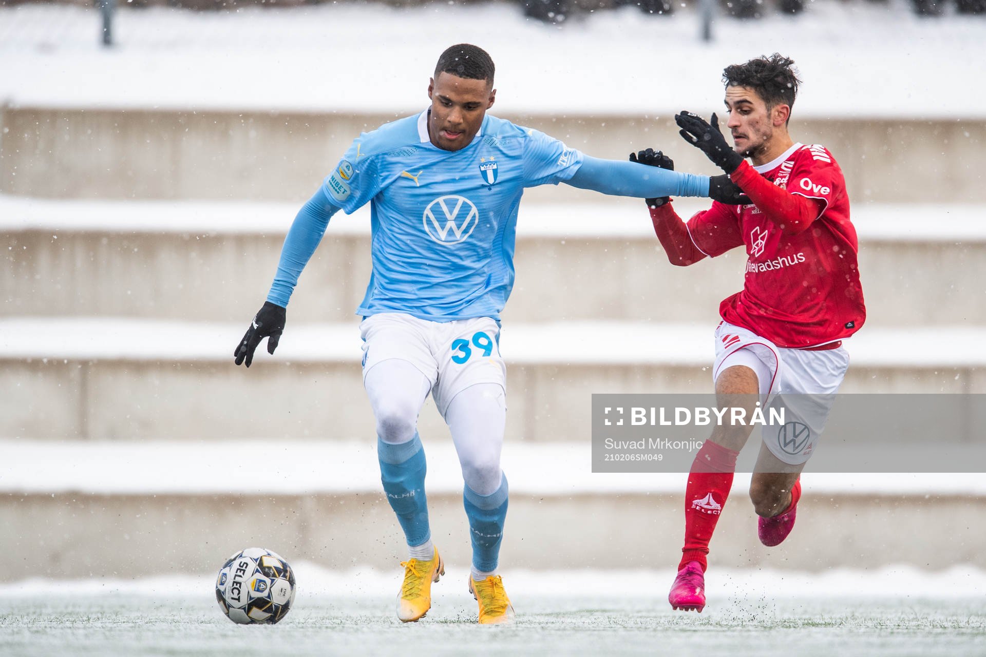 Malmö FFs Amin Sarr och Kalmars Noah Shamoun