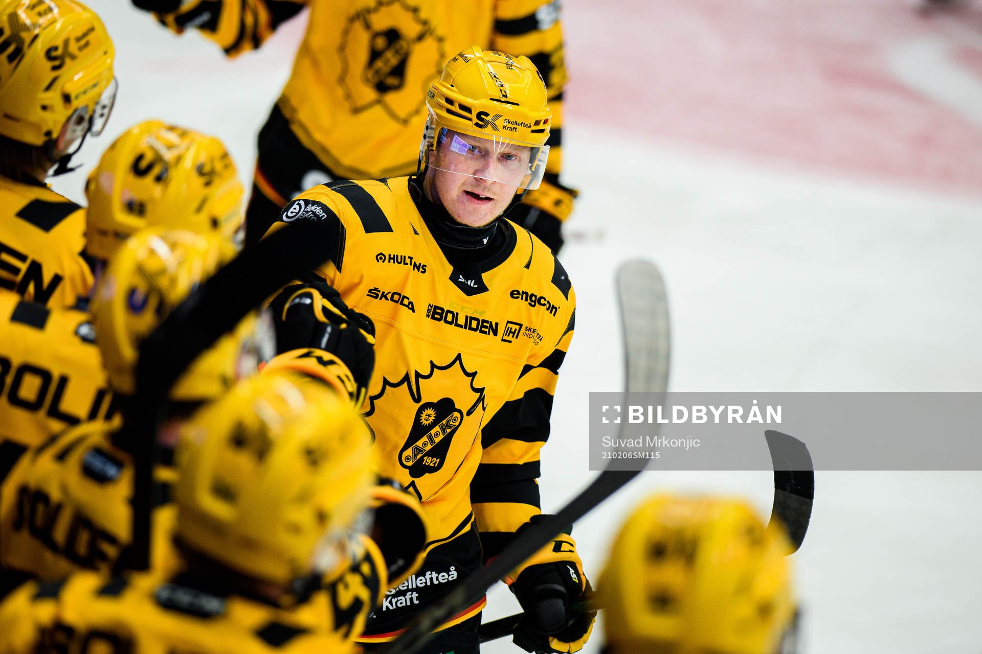 Skellefteås Tuomas Kiiskinen jublar