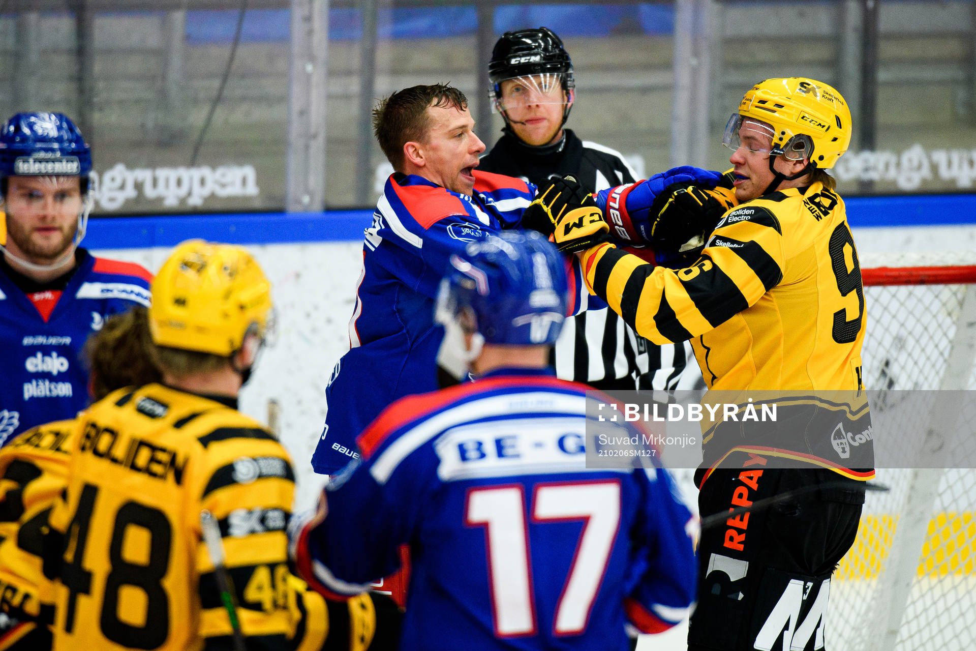 Oskarshamns Brian Cooper i bråk med Skellefteås Rickard