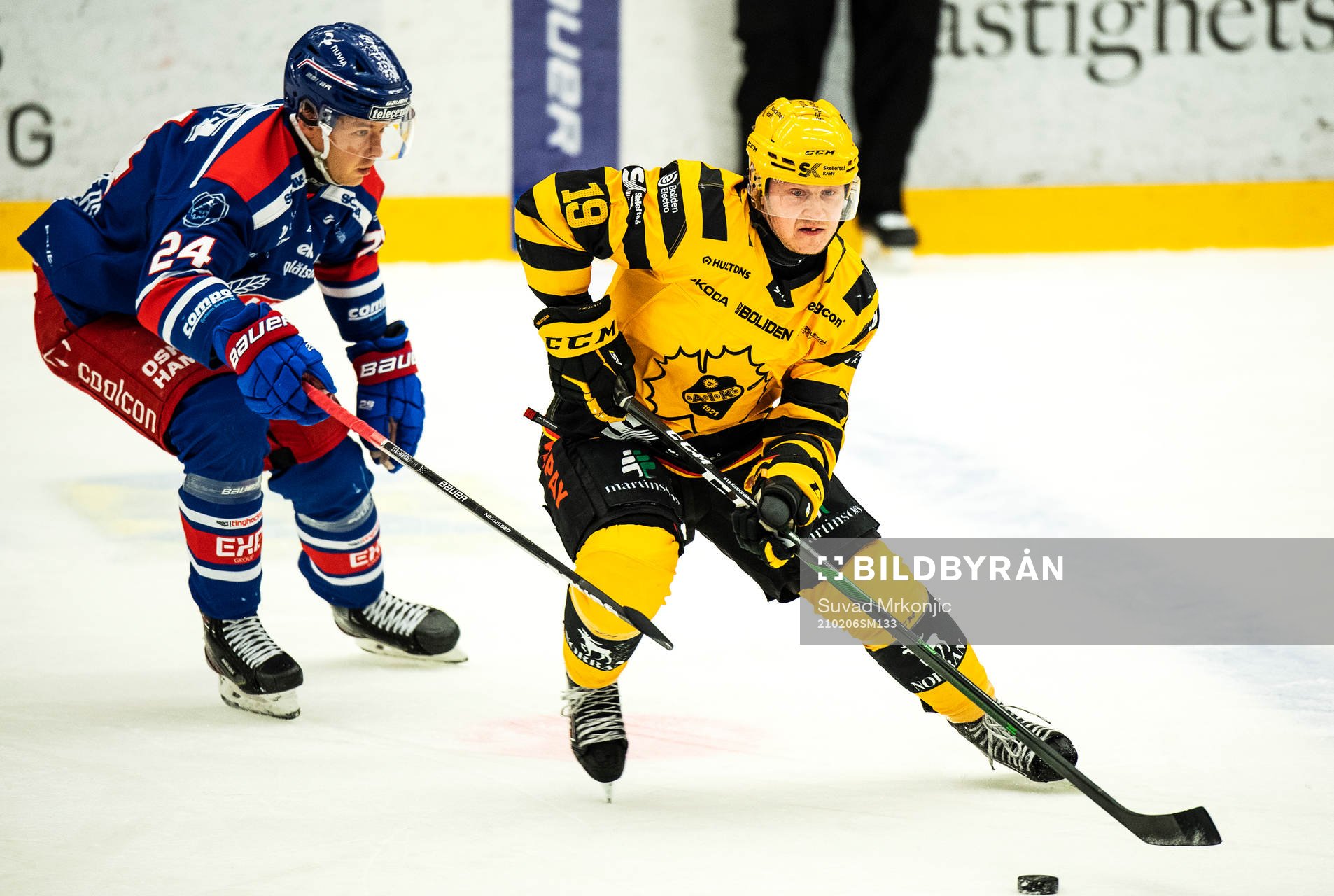Skellefteås Tuomas Kiiskinen och Oskarshamns Kim Strömberg