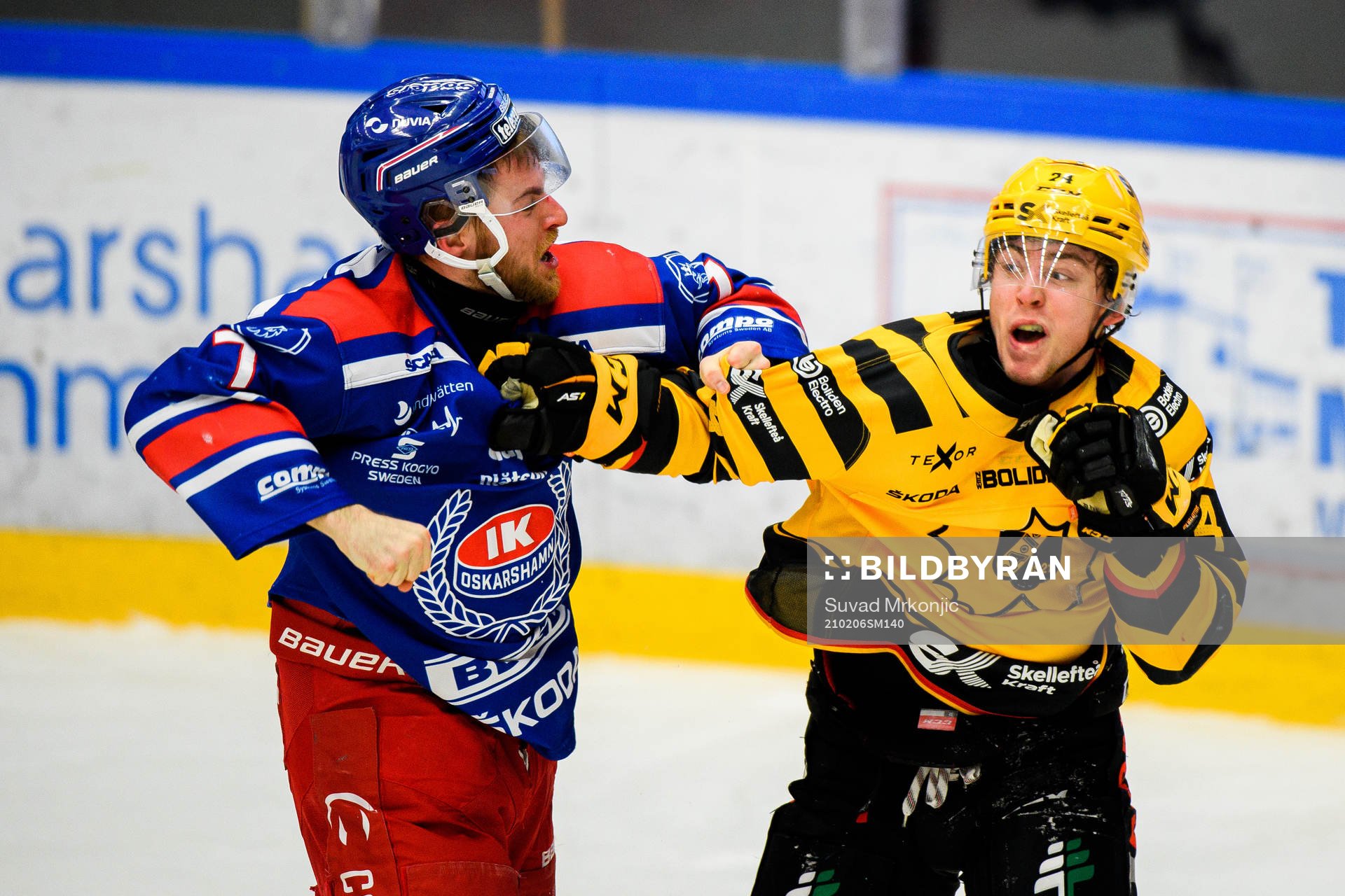 Oskarshamns Adam Janosik och Skellefteås Andreas Wingerli