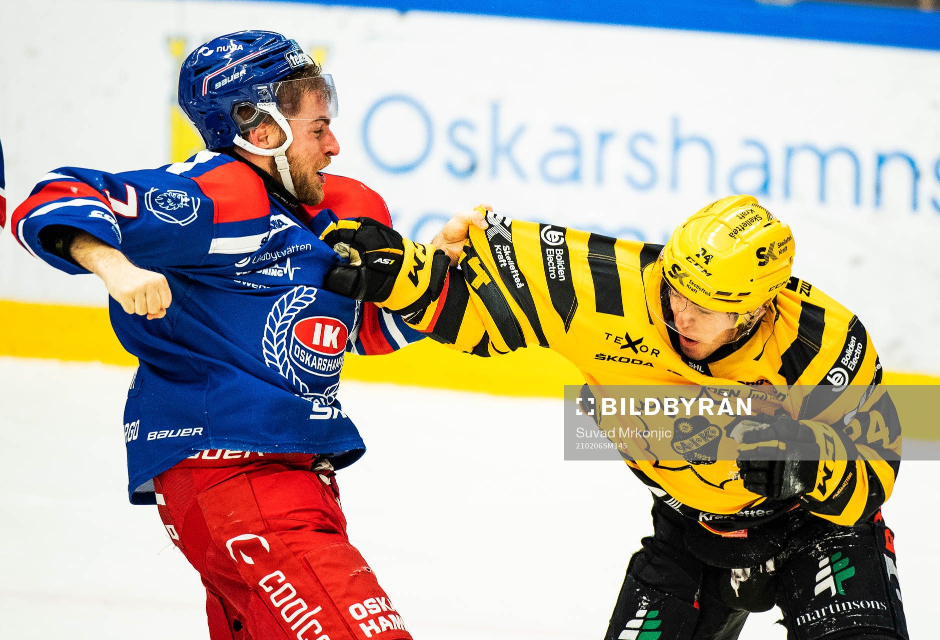 Oskarshamns Adam Janosik och Skellefteås Andreas Wingerli