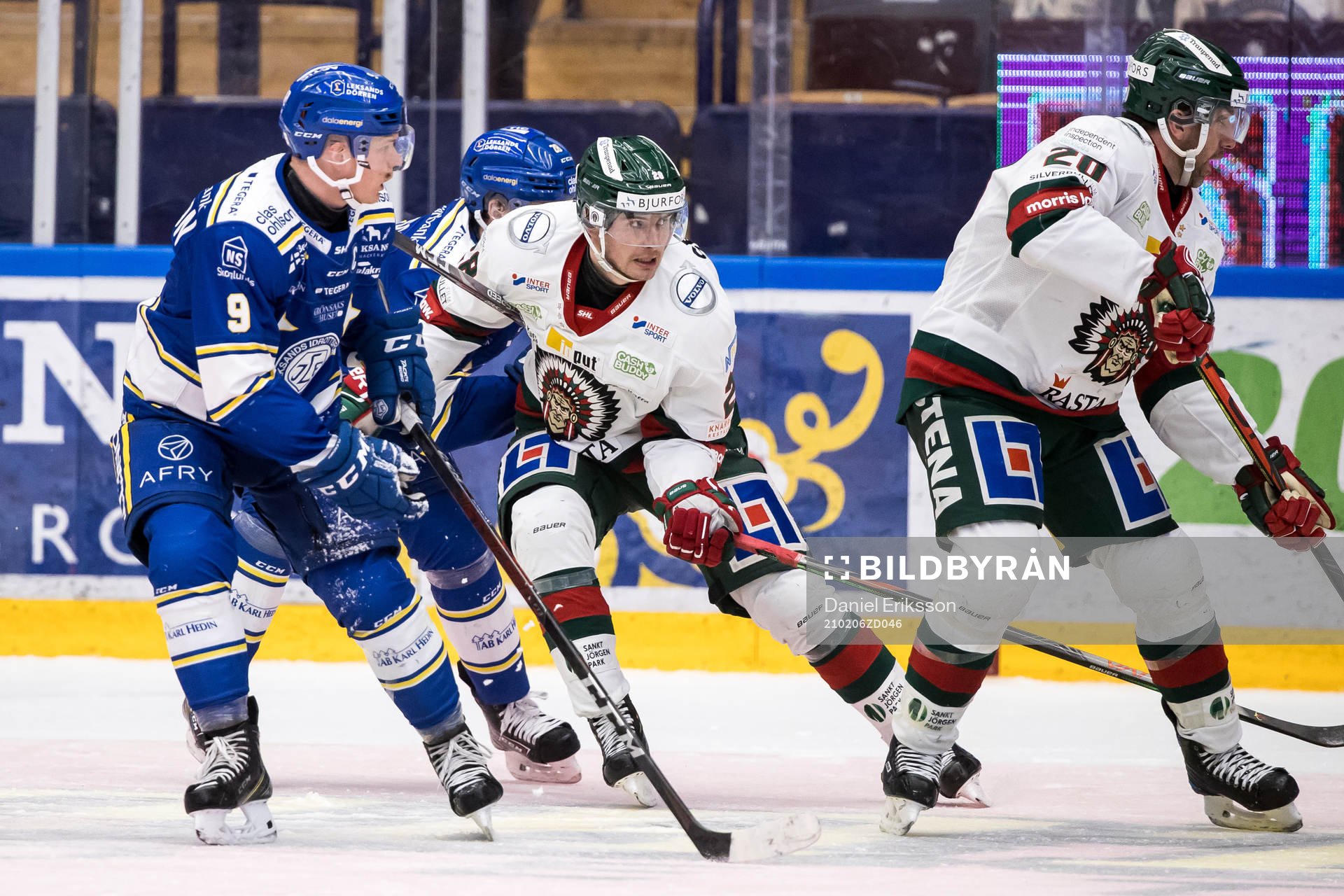 Leksands Patrik Zackrisson och Frölundas Frölundas Johan