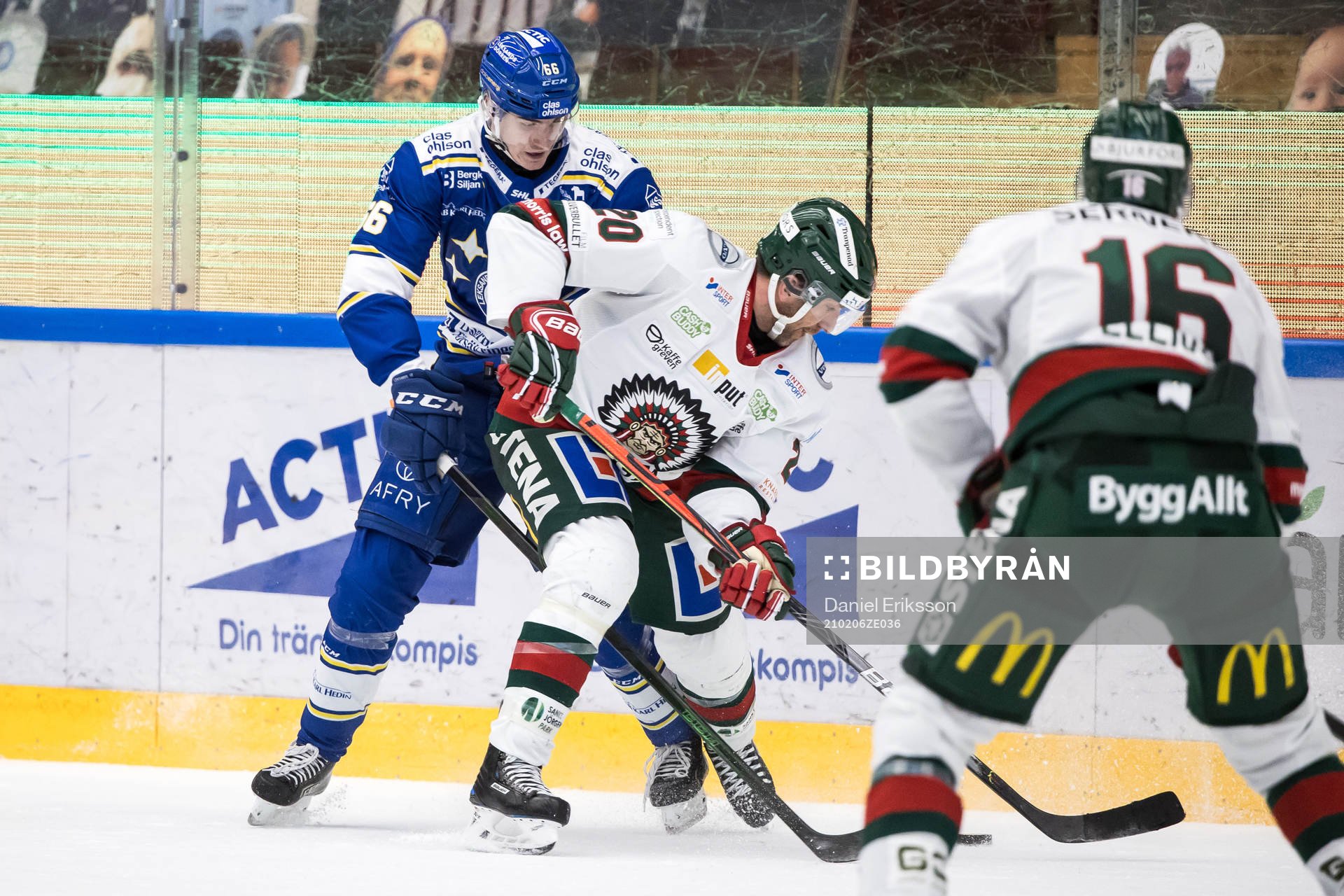 Leksands Nils Åman och Frölundas Joel Lundqvist