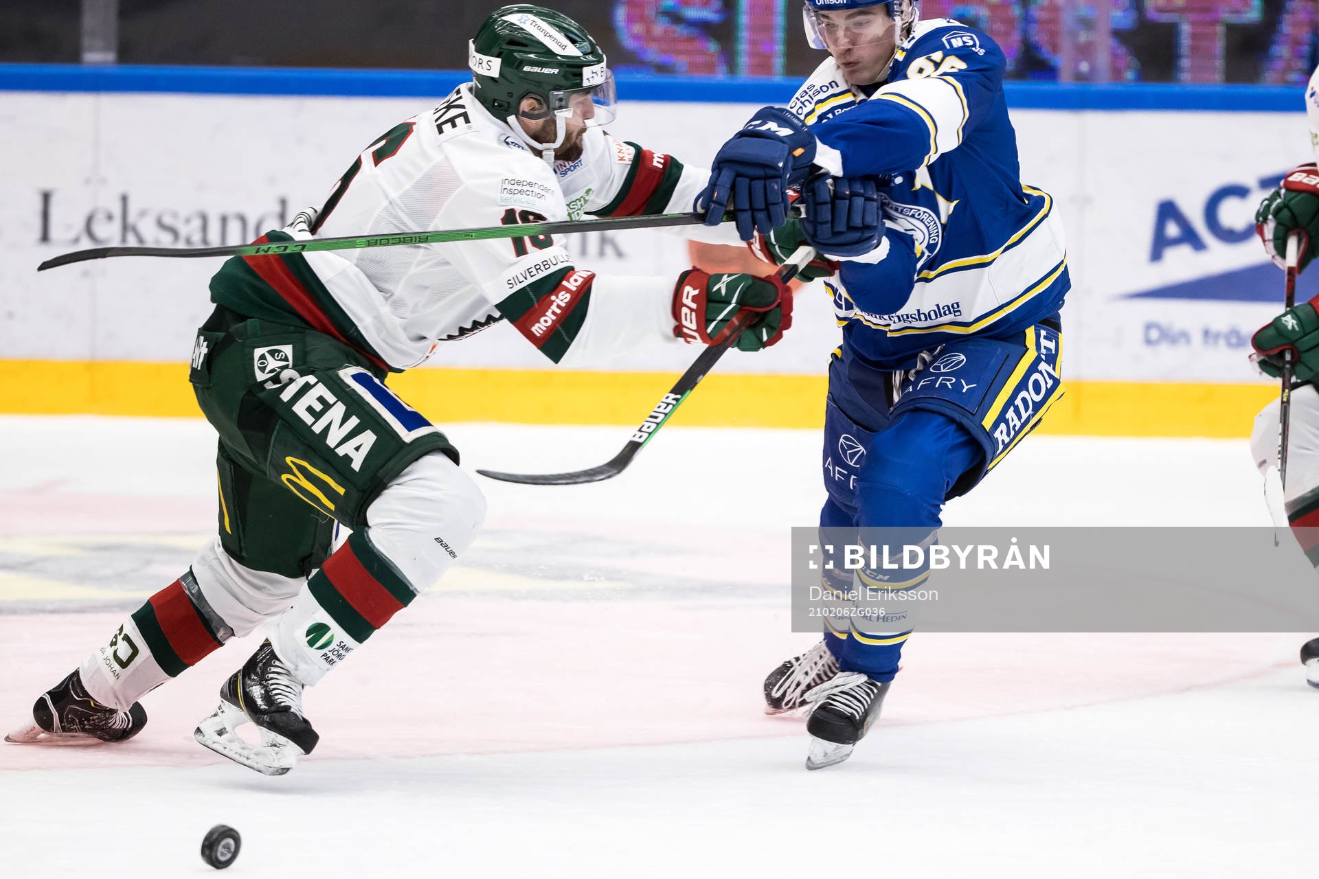 Frölundas Stefan Elliot och Leksands Nils Åman