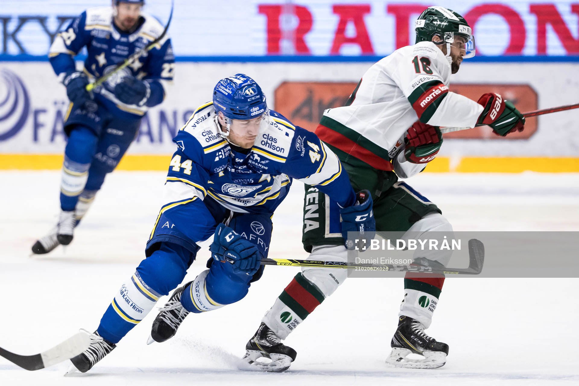 Leksands Carter Ashton och Frölundas Lucas Raymond