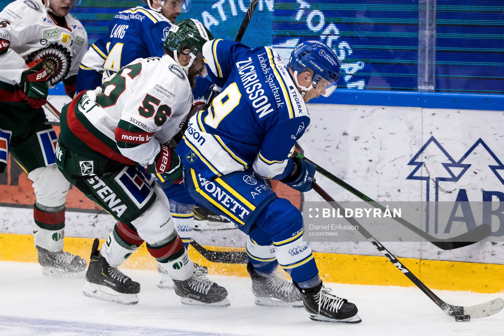 Frölundas Jonathan Sigalet  och Leksands Patrik Zackrisson