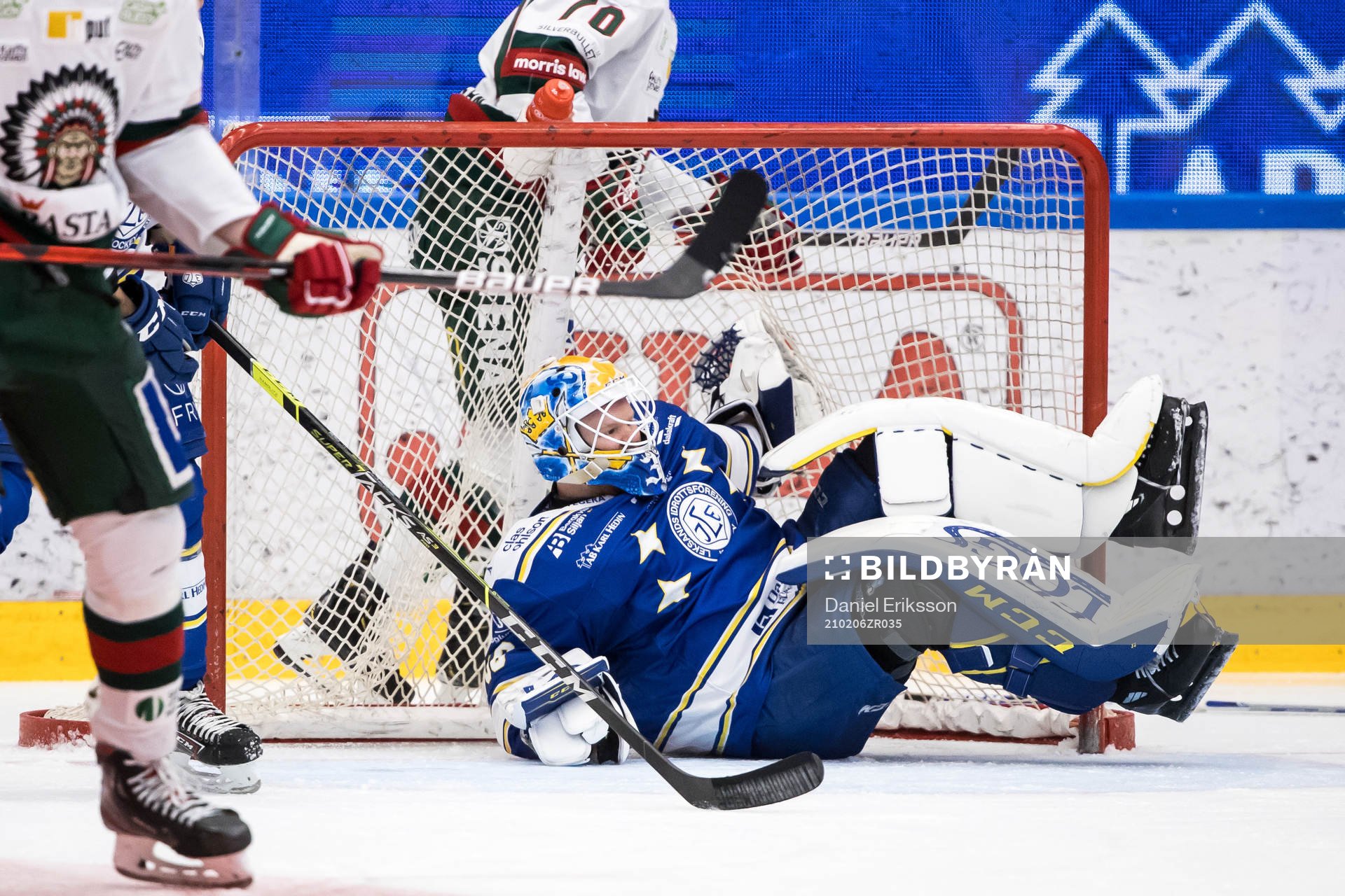 Leksands målvakt Janne Juvonen