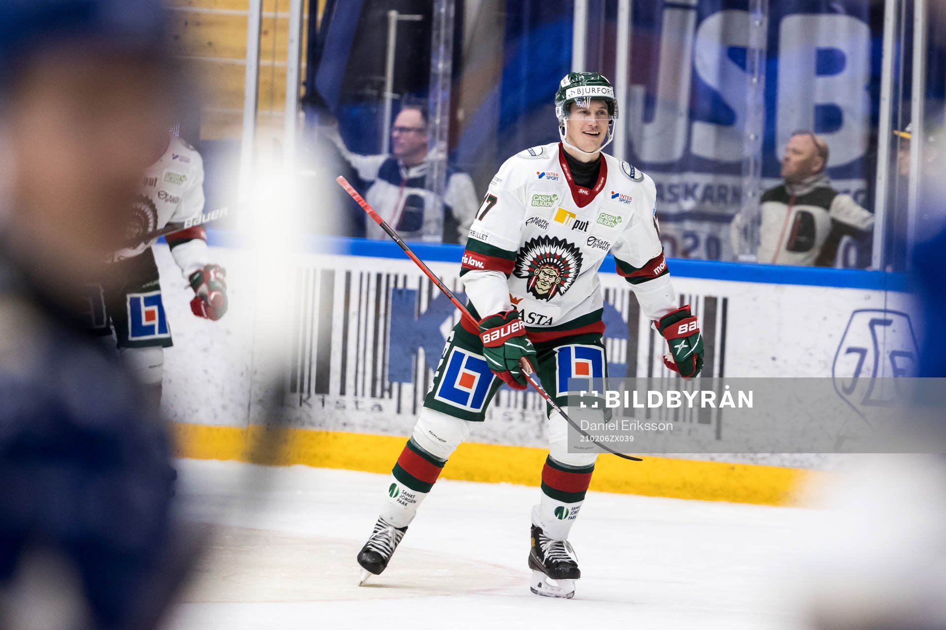Frölundas Robin Alvarez jubel
