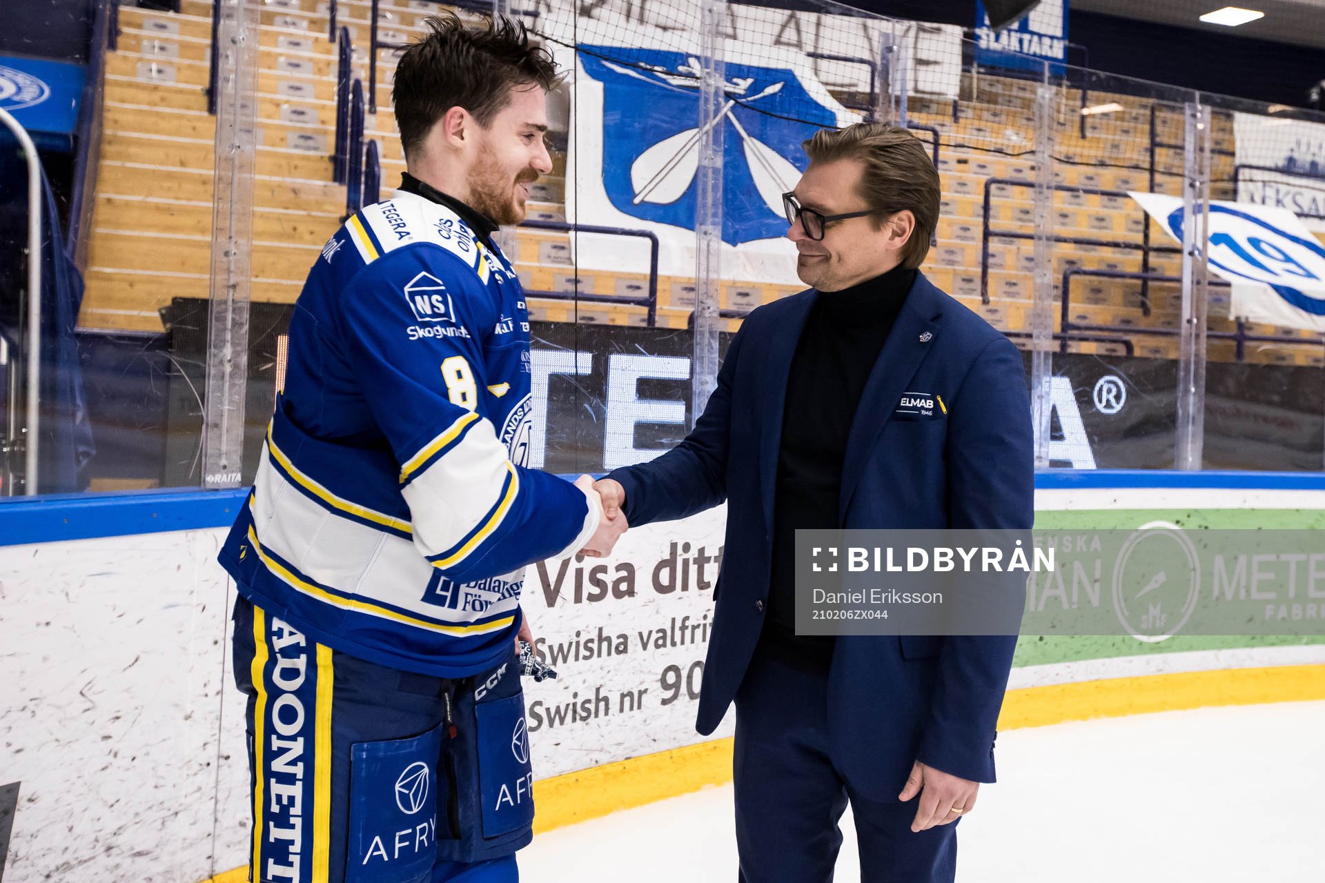 Leksands Matt Caito och Leksands tränare Björn Hellkvist