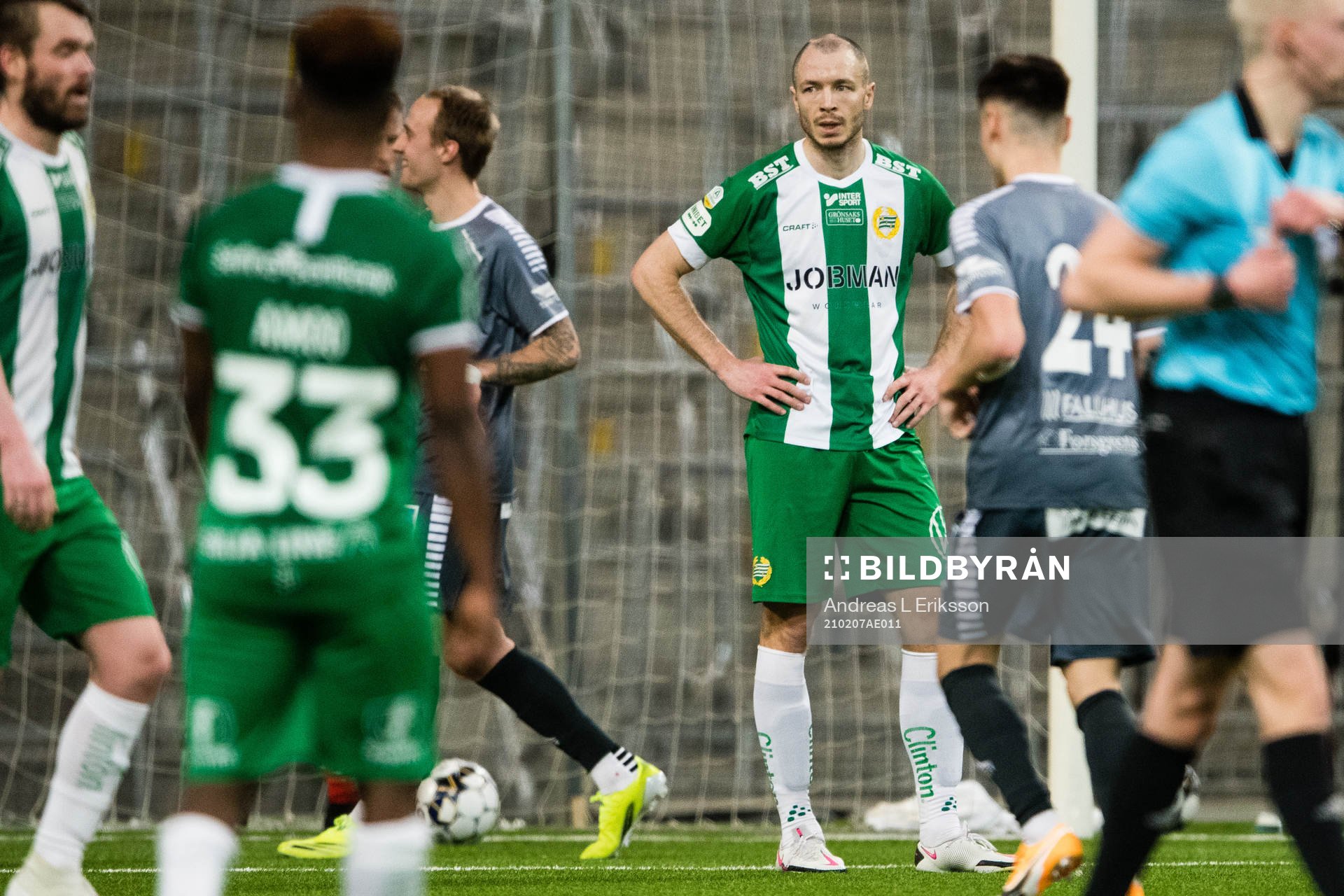 Hammarbys Jon Gudni Fjoluson deppar