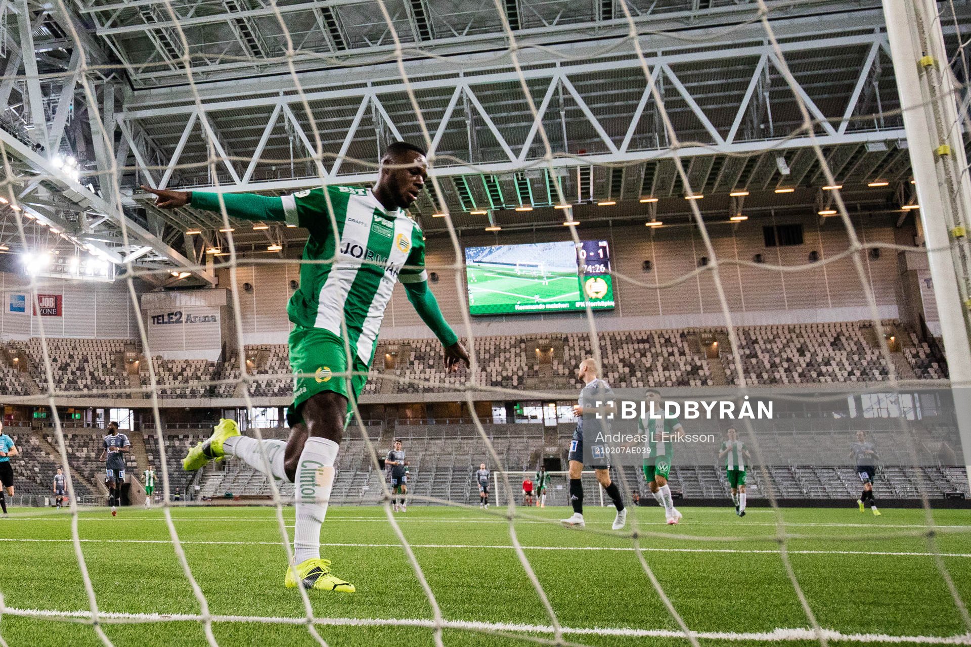Hammarbys Loue Junior Bayere jublar