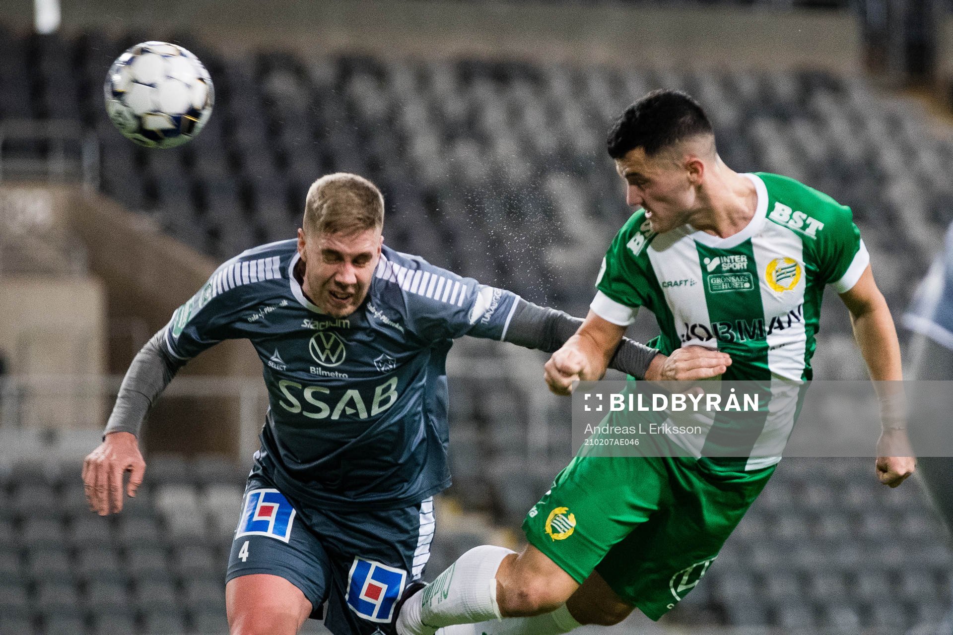 Brages Mattias Liljestrand och Hammarbys Astrit Selmani