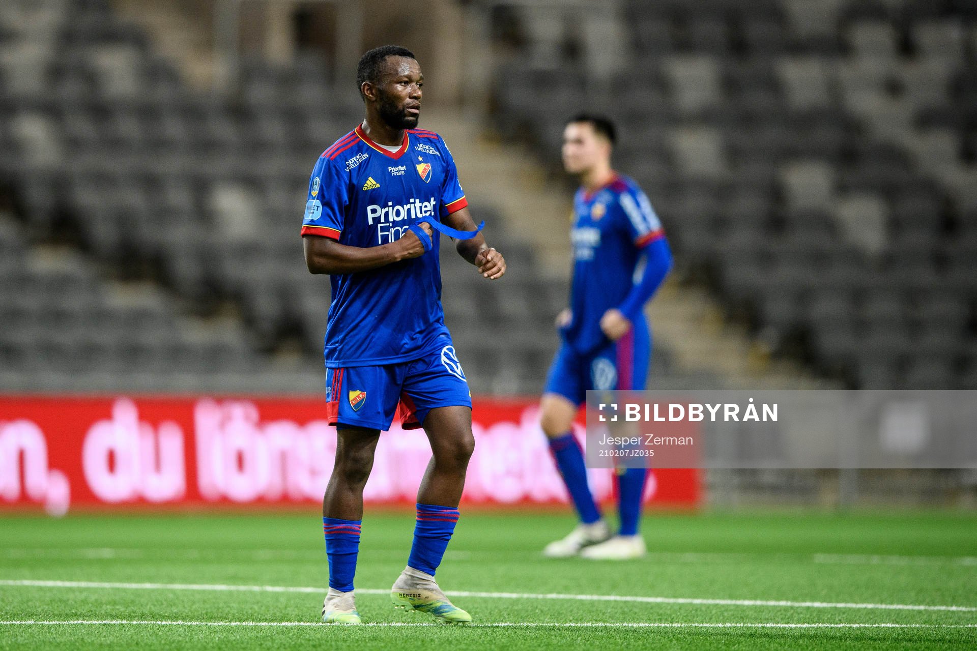 Djurgårdens Emmanuel Banda deppar