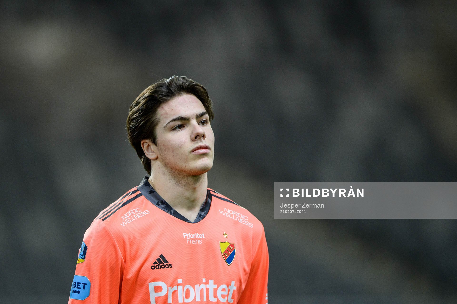 Djurgårdens målvakt Jacob Widell Zetterström