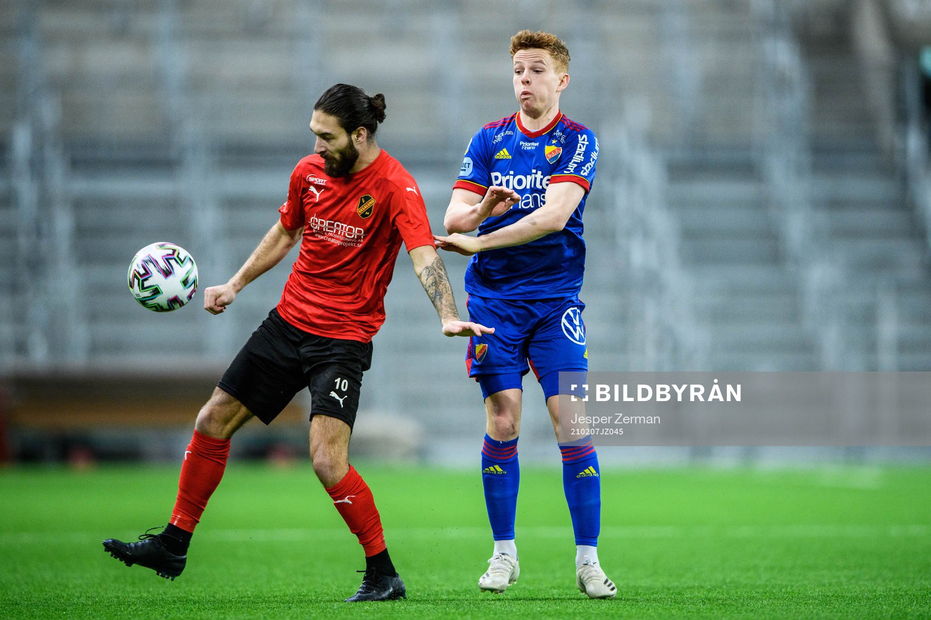 Vasalunds Elias Durmaz och Djurgårdens Aslak Witry