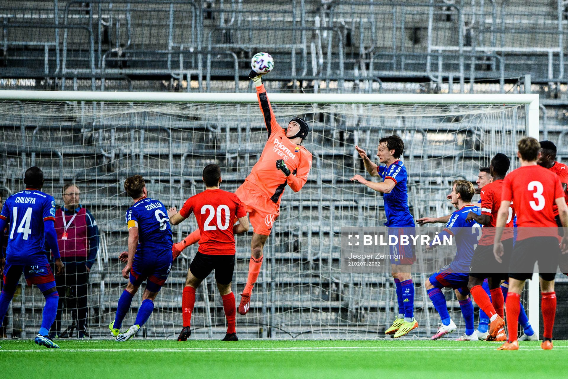 Djurgårdens målvakt Jacob Widell Zetterström