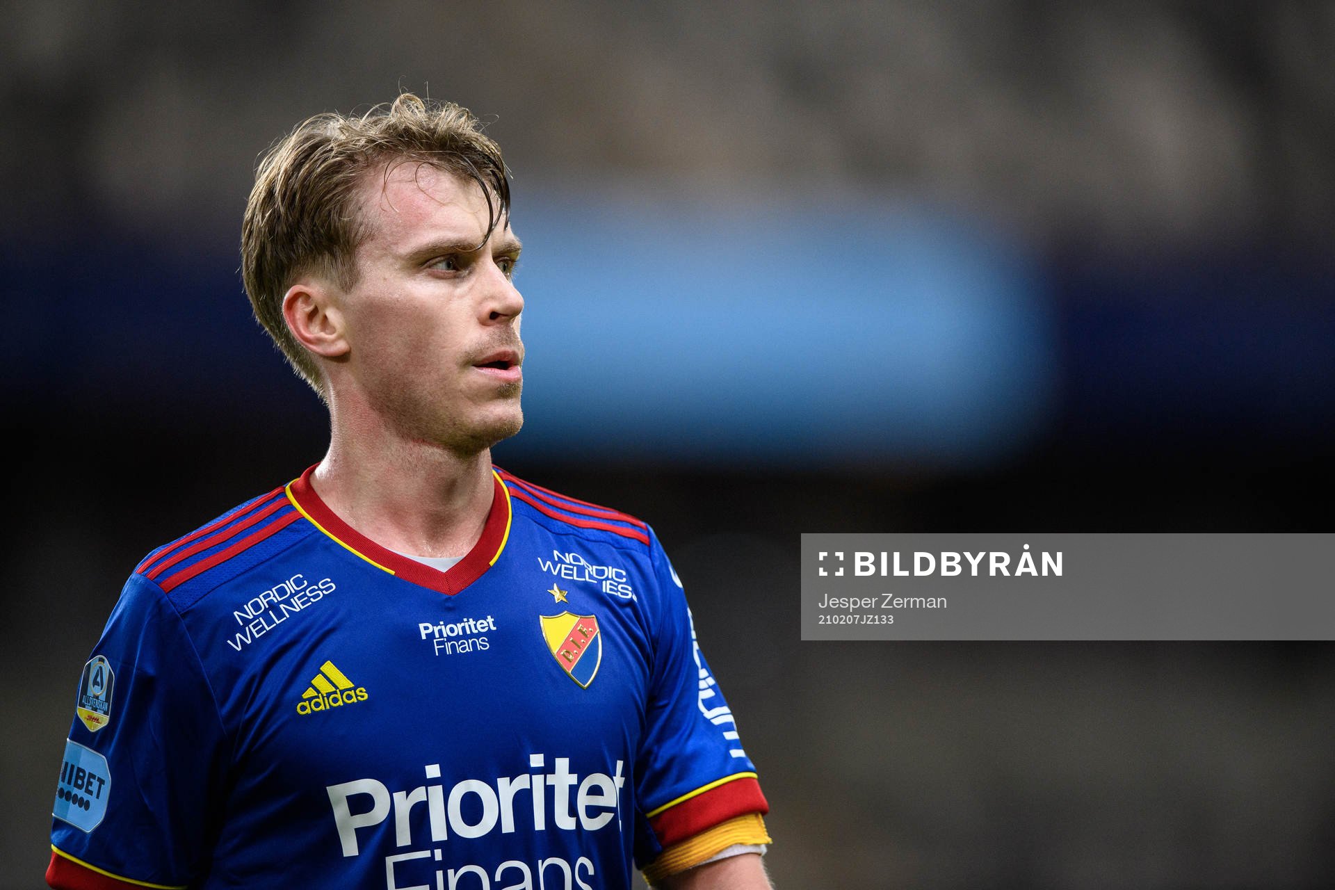 Djurgårdens Rasmus Schüller deppar