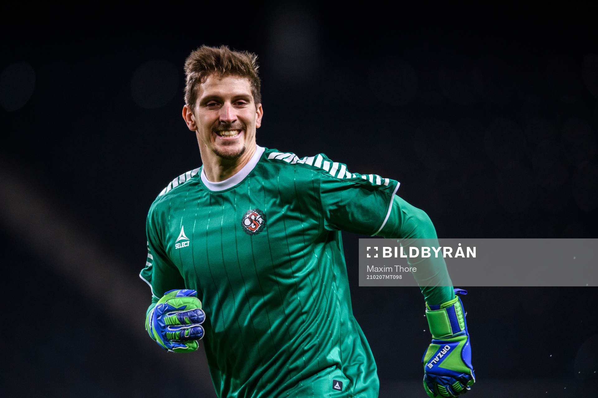 Örebros målvakt Bobby Allain