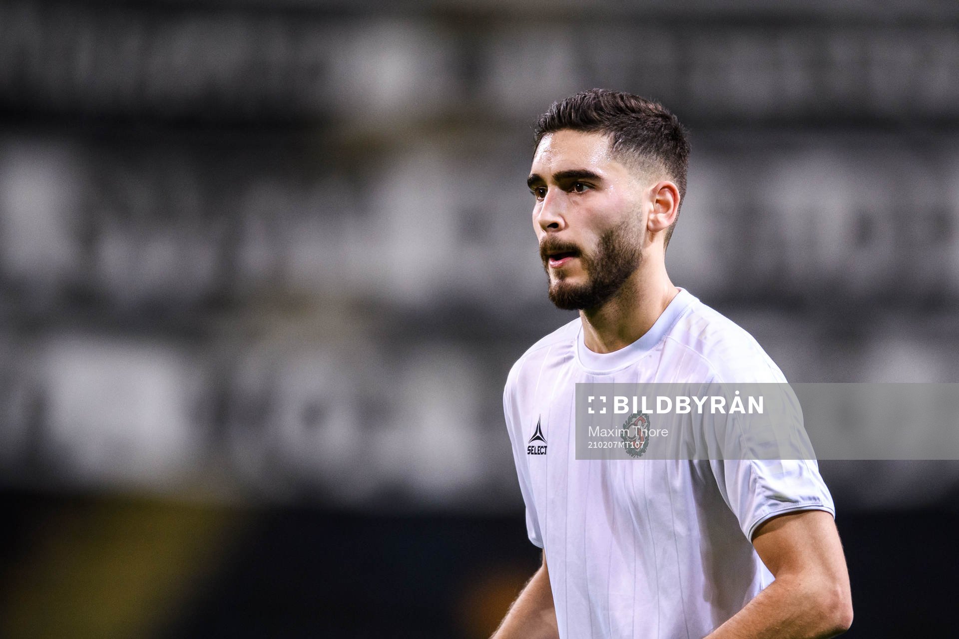 Örebros Alfred Ajdarevic under träningsmatchen i fotboll mellan AIK och Örebro den 7 februari 2021 i Stockholm. 
