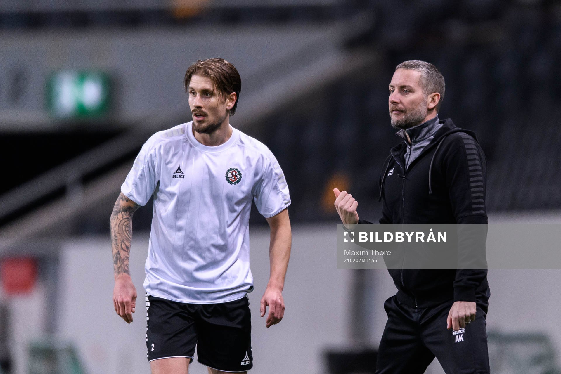 Örebros Daniel Björnqvist och tränare Axel Kjäll