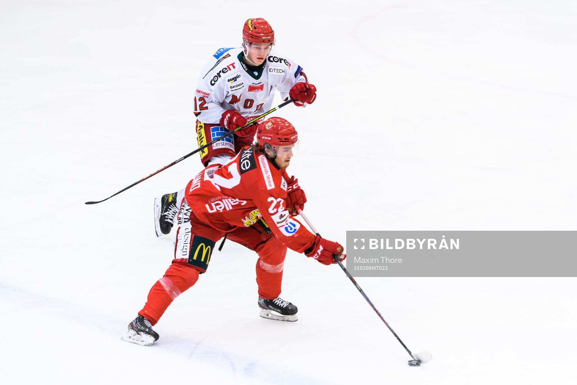 Modos Jesper Lindgren och Almtunas Emil Berglund