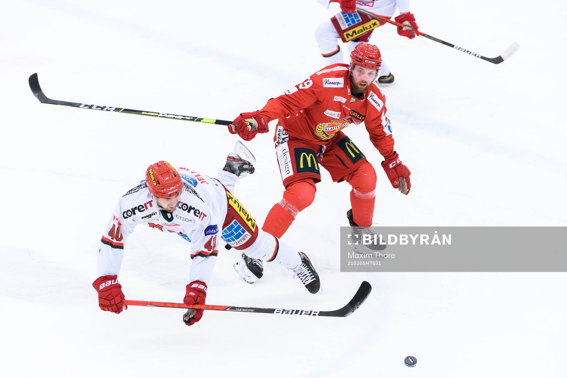 Modos Kalle Jellvert  och Almtunas Mattias Johansson