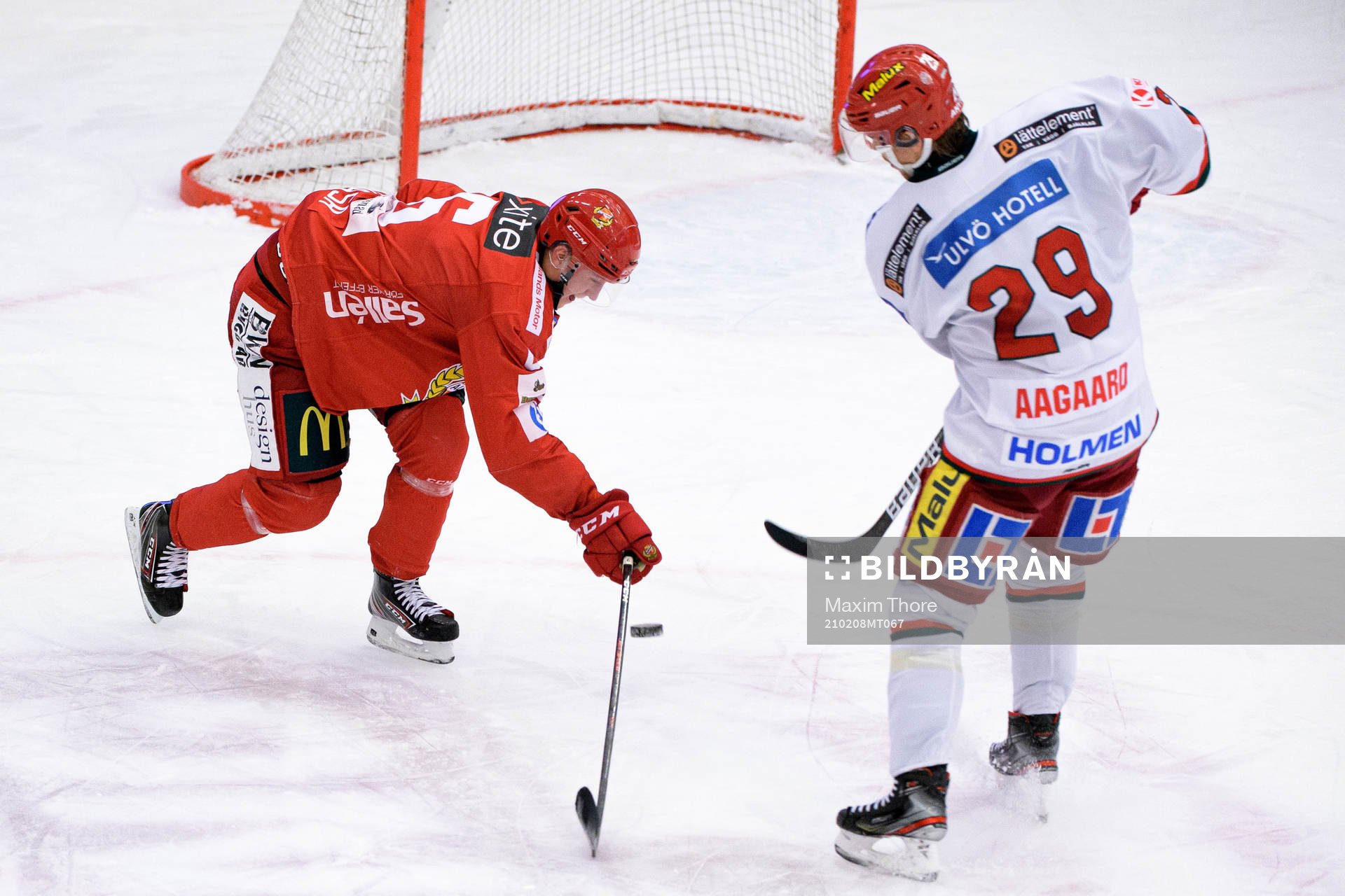 Almtunas Filip Hasa och Modos Mikkel Aagaard