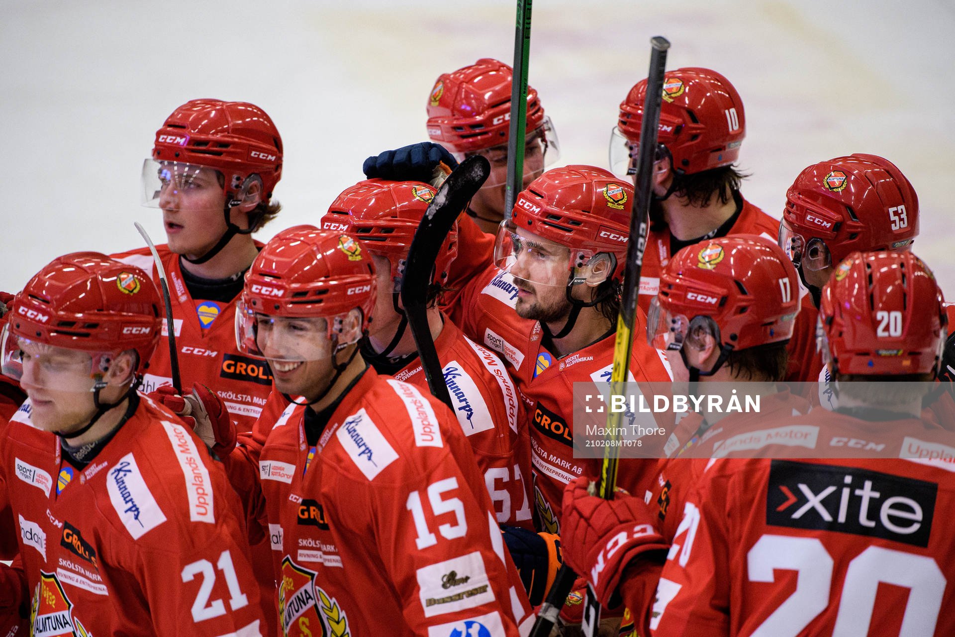 Almtunas Johan Eriksson jublar