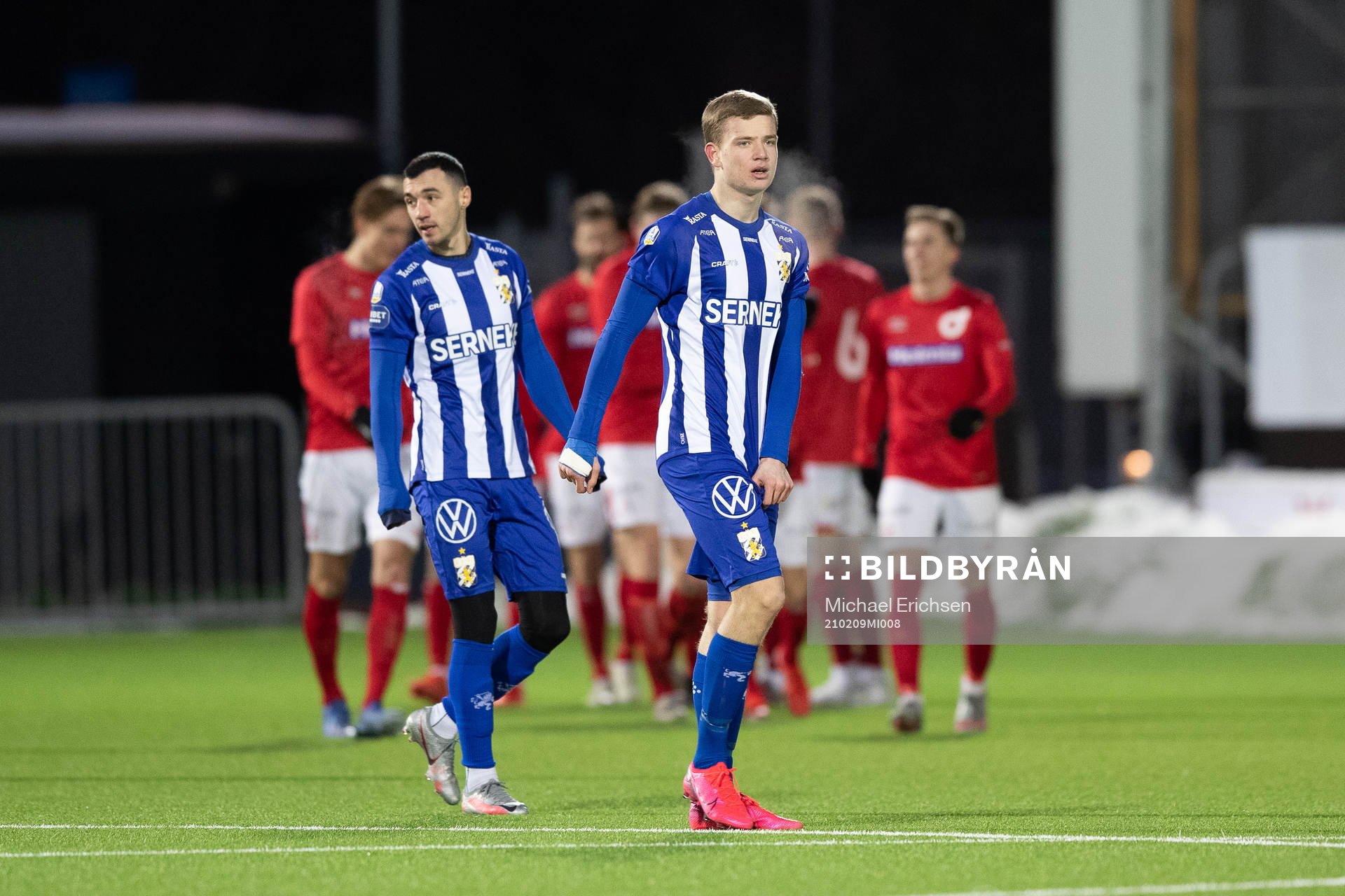 IFK Göteborgs Giorgi Kharaishvili och Oscar Vilhelmsson