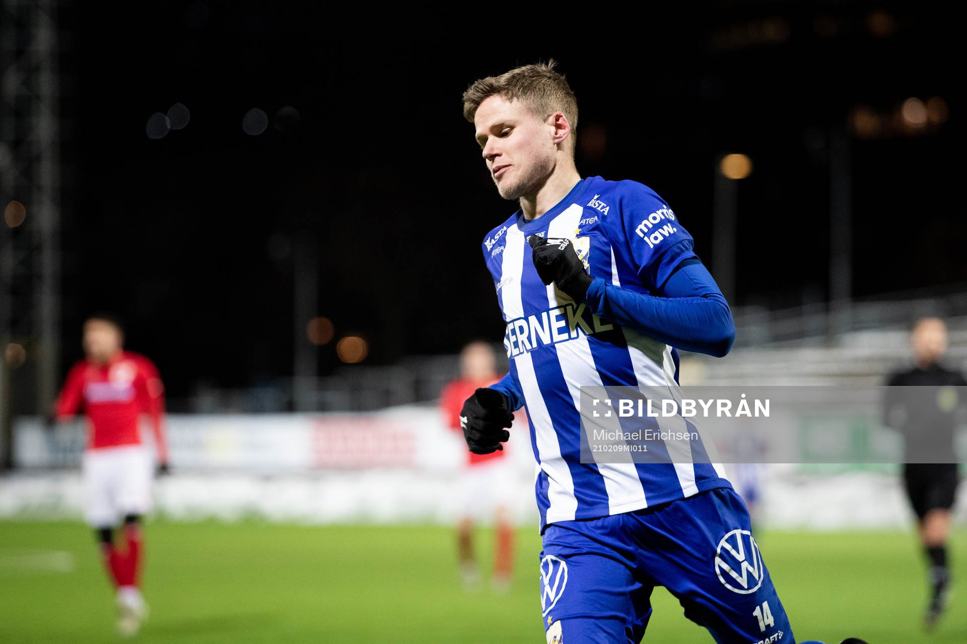 IFK Göteborgs Gustav Norlin jublar