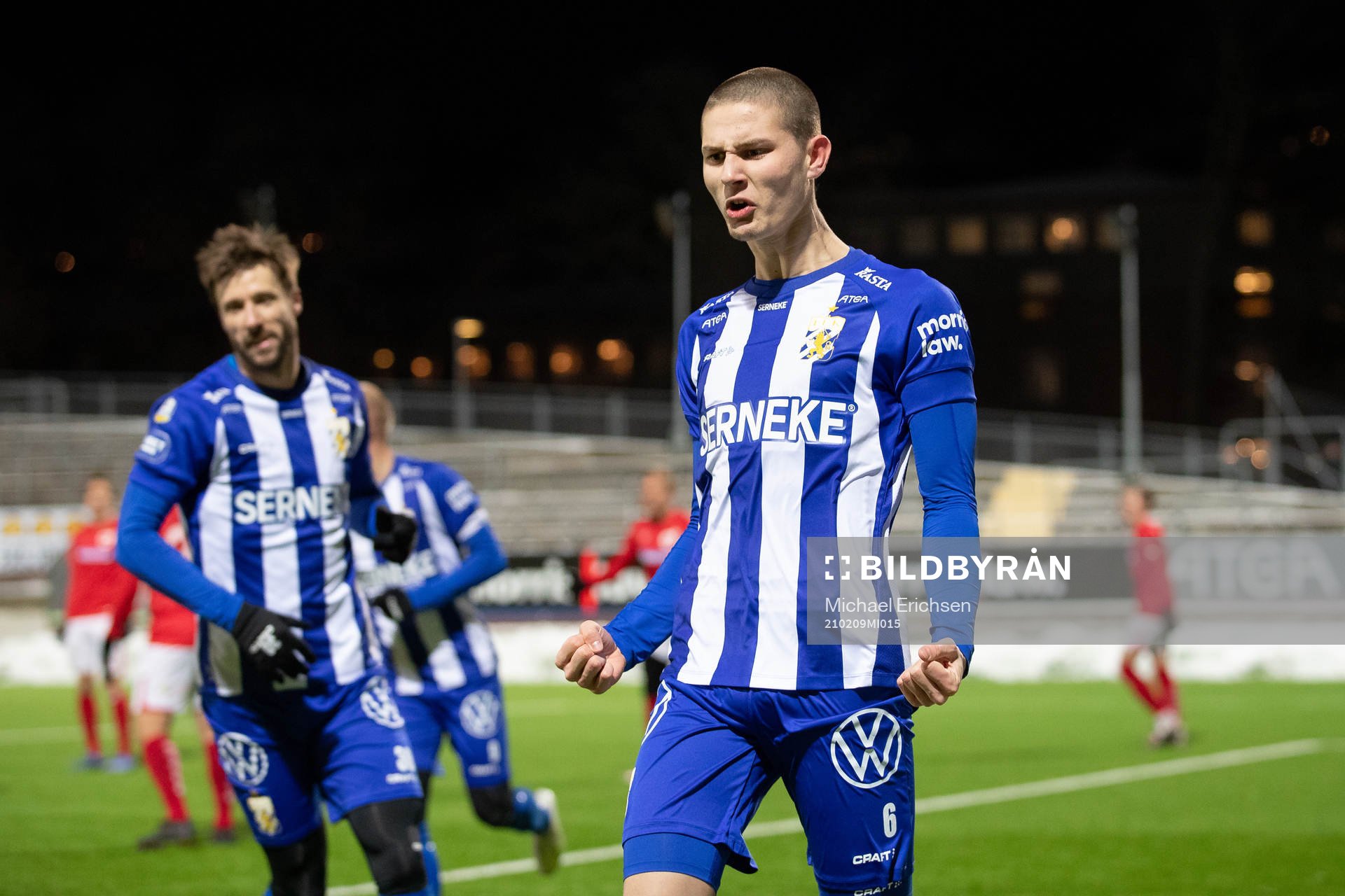 IFK Göteborgs Rasmus Wikström jublar