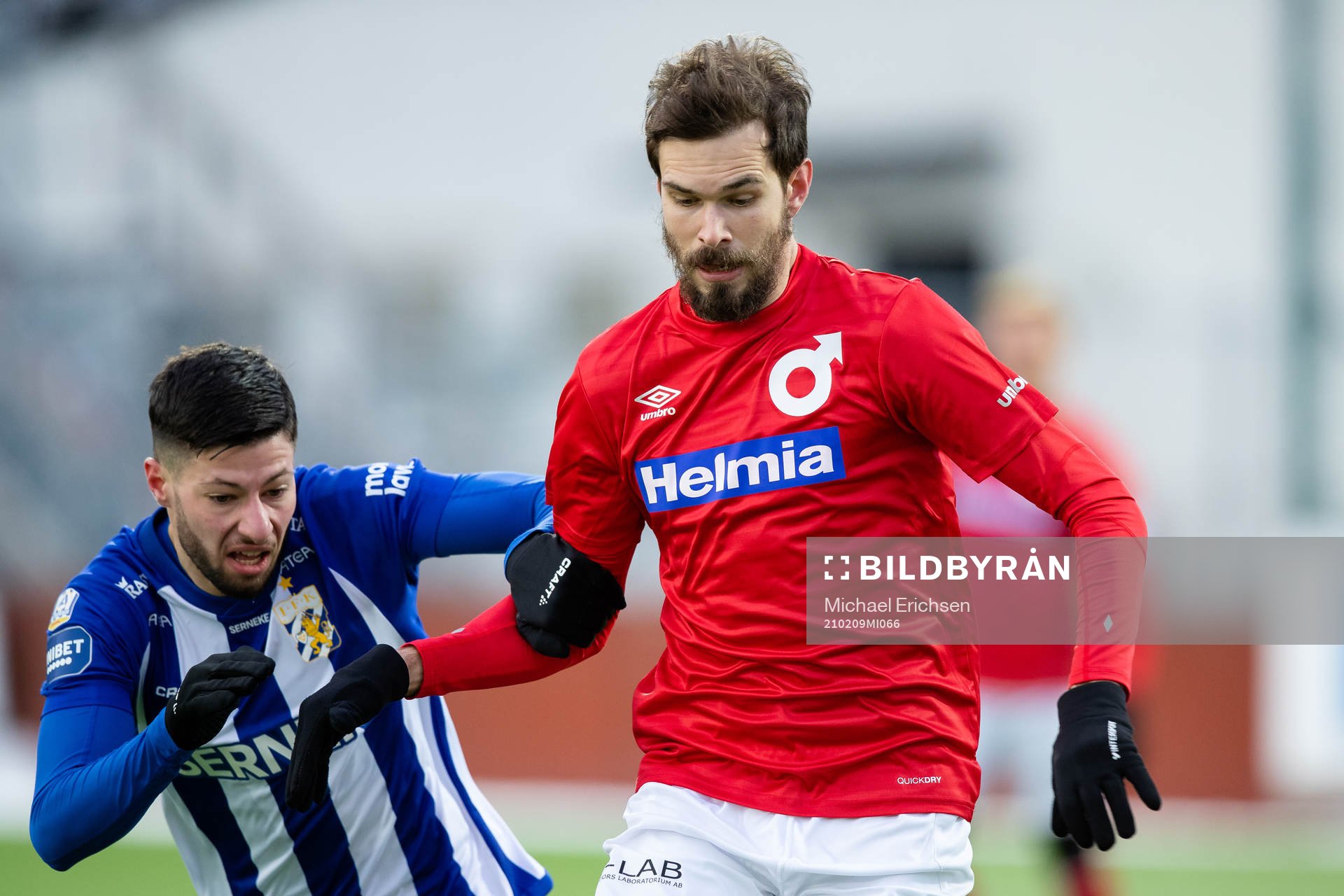 IFK Göteborgs Kevin Yakob och Degerfors Sebastian Ohlsson