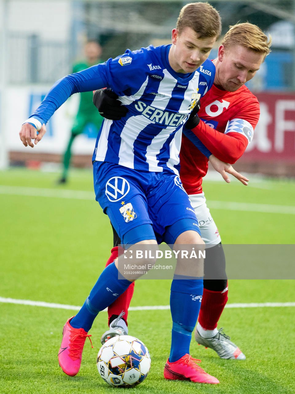 IFK Göteborgs Alfons Nygaard  och Degerfors Oliver Ekroth