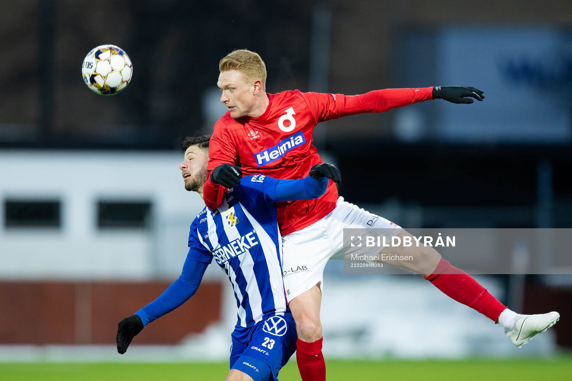IFK Göteborgs Kevin Yakob och Degerfors Nicklas Maripuu